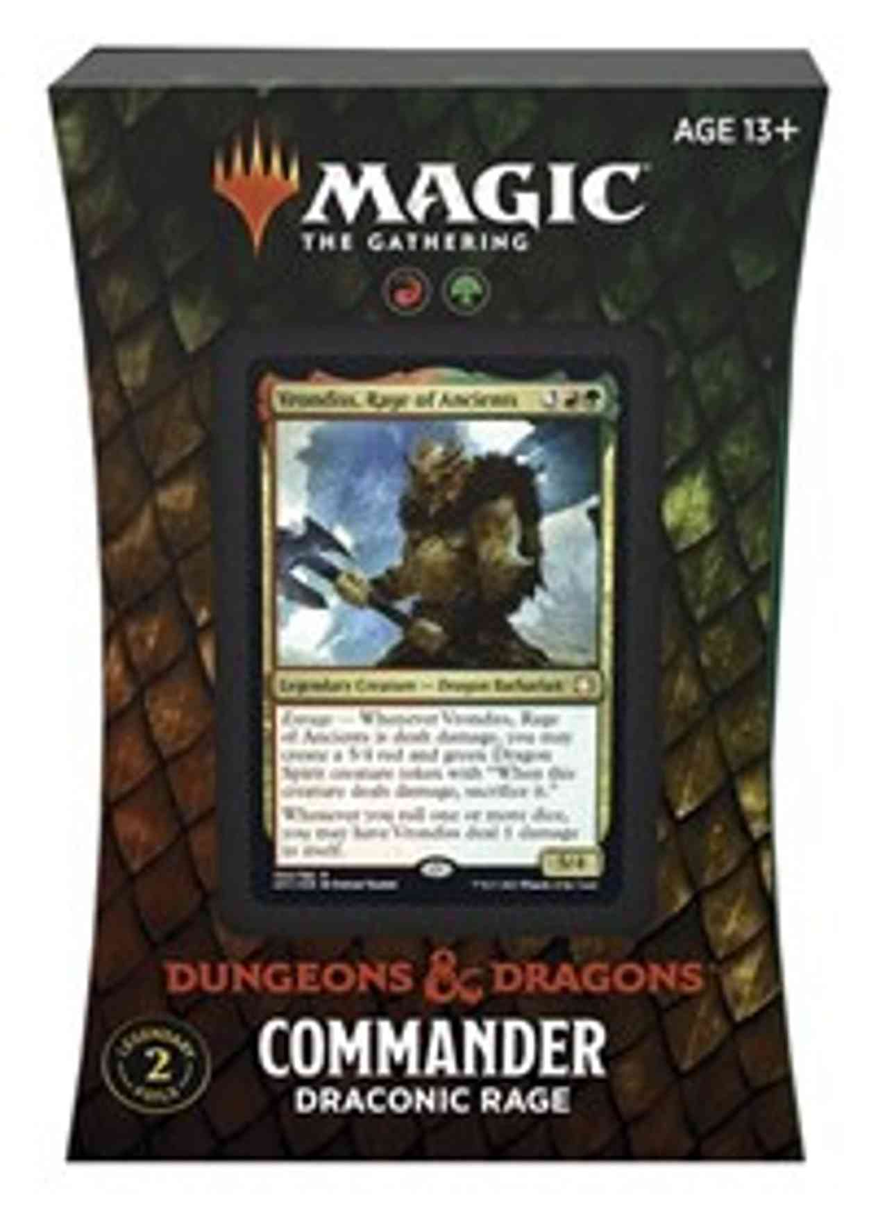Adventures in the Forgotten Realms - Draconic Rage Commander Deck magic card front