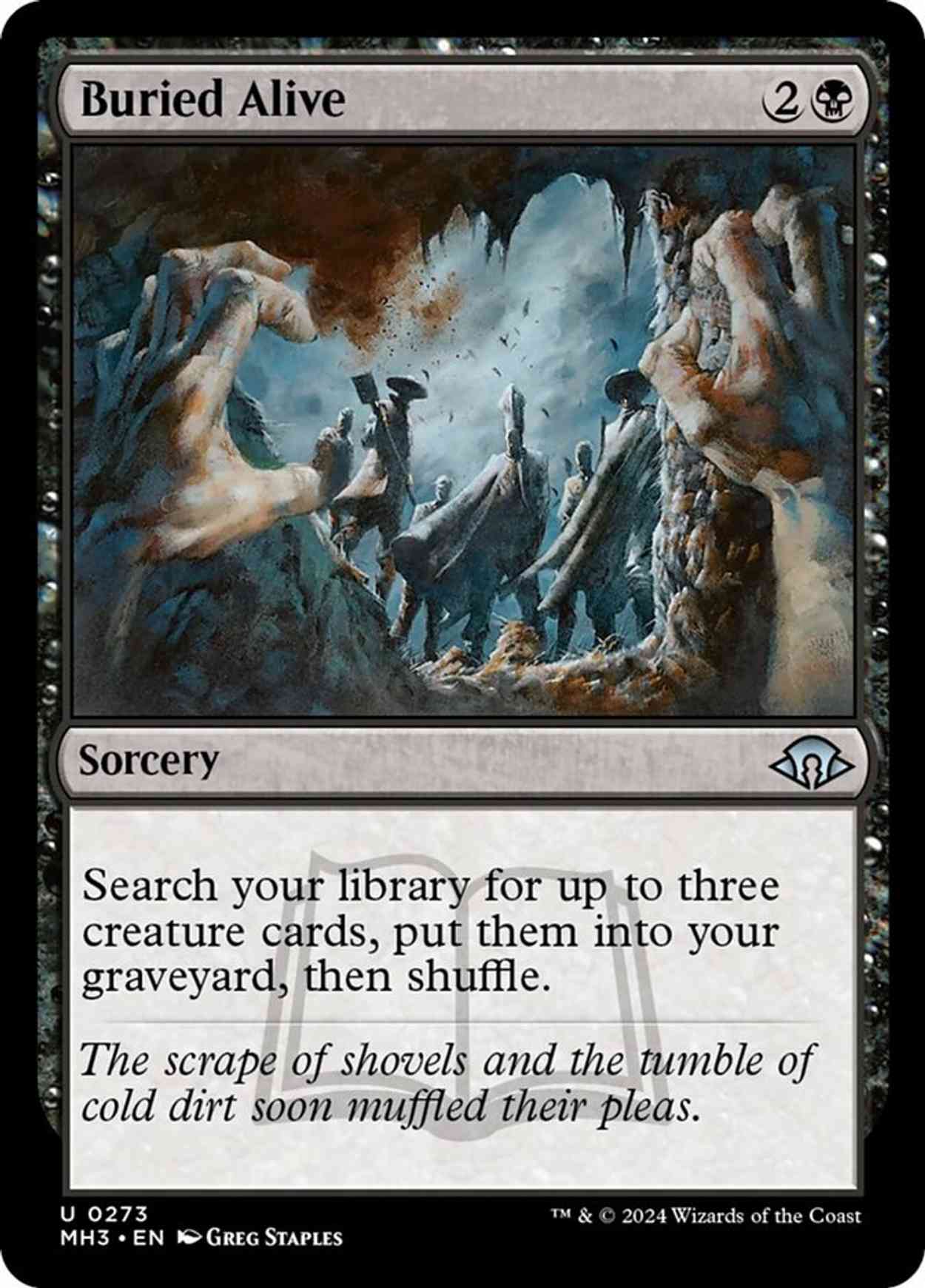 Buried Alive magic card front