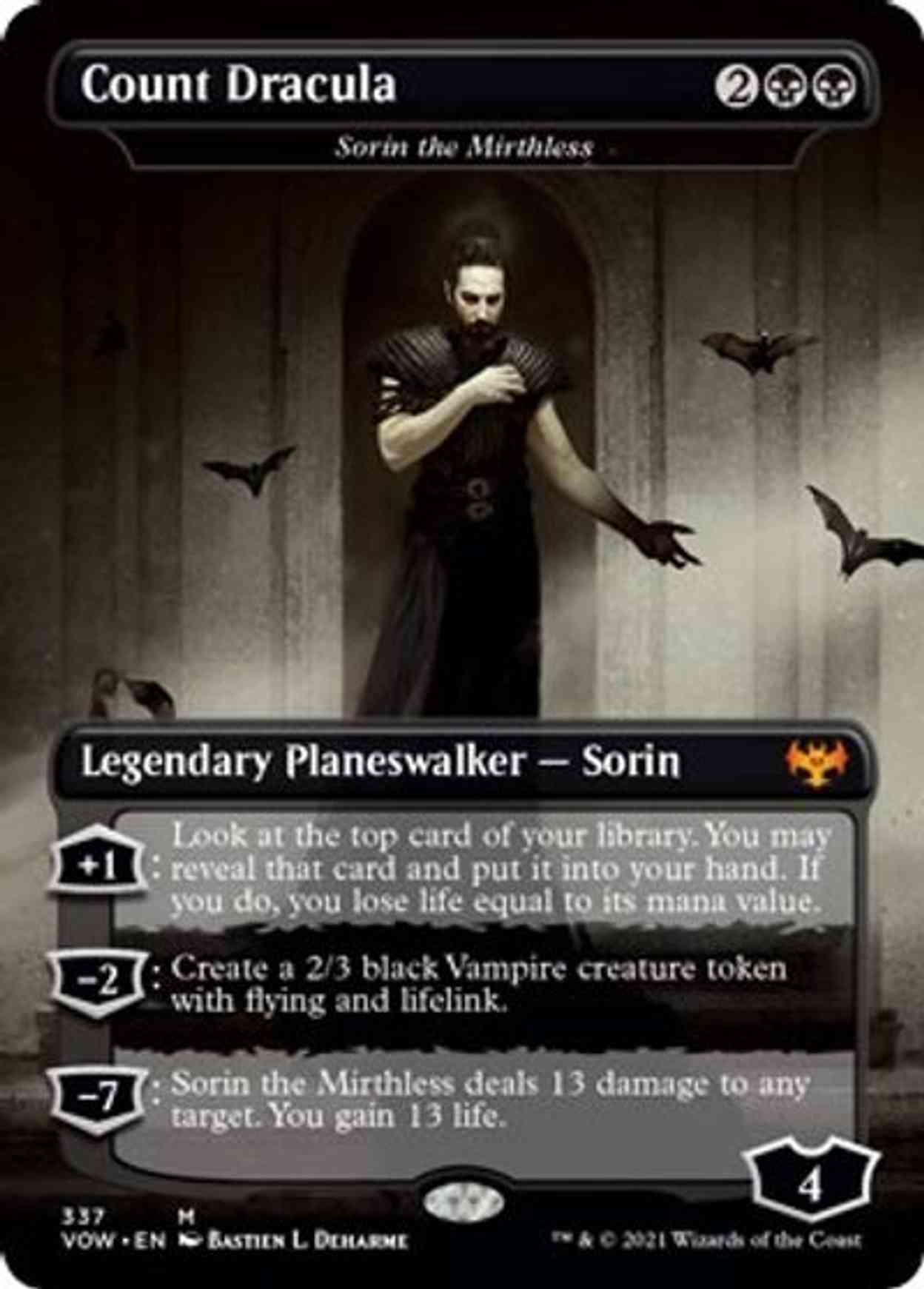 Count Dracula - Sorin the Mirthless magic card front