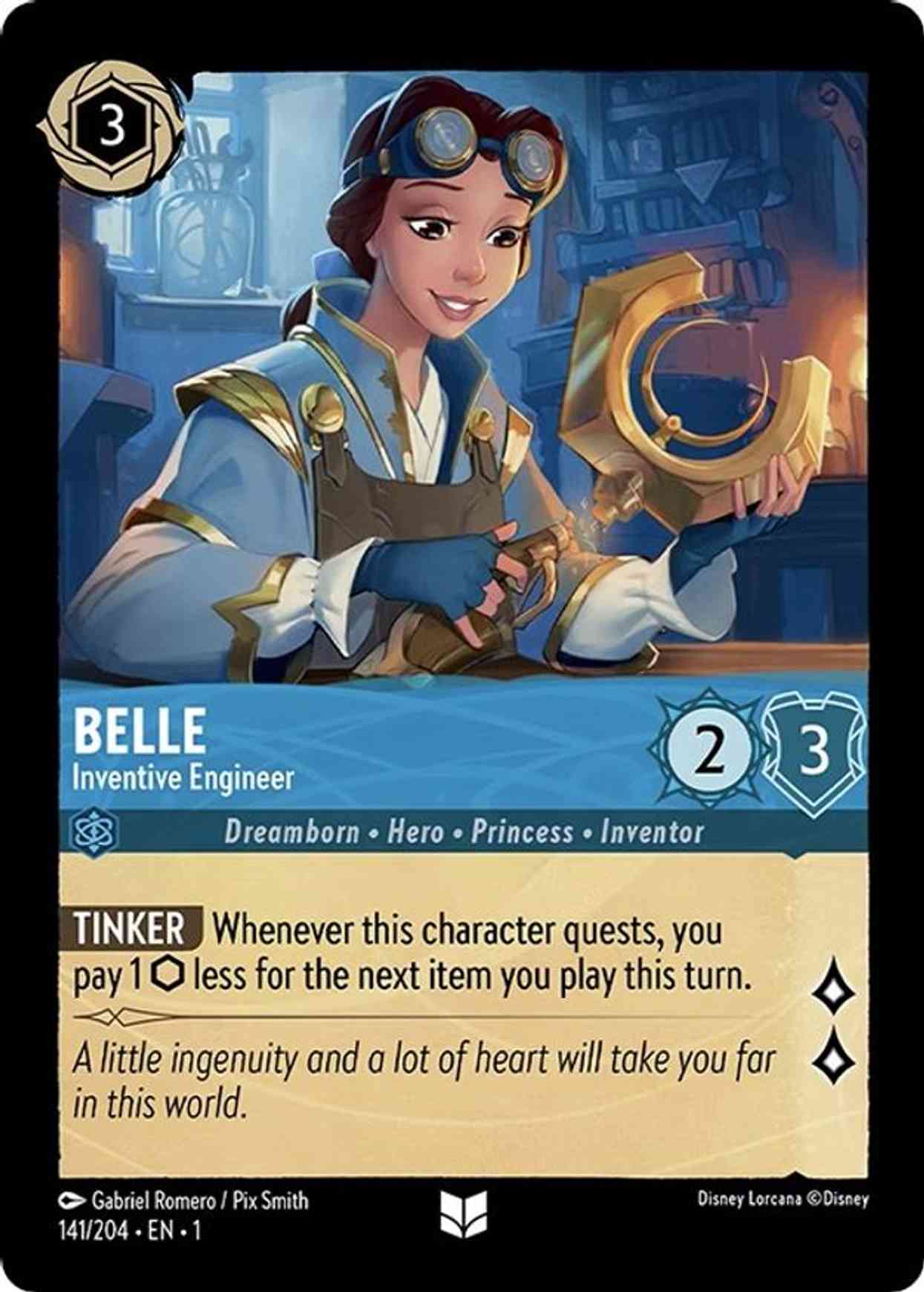 Belle - Inventive Engineer magic card front