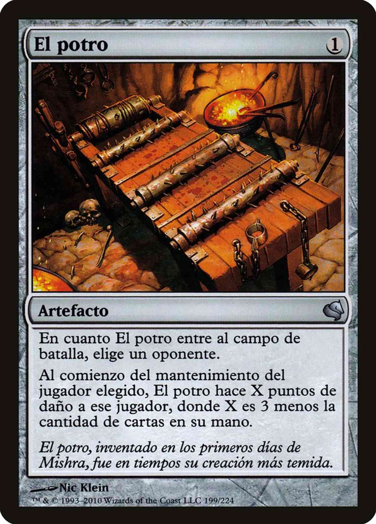 The Rack (Retro Frame) magic card front