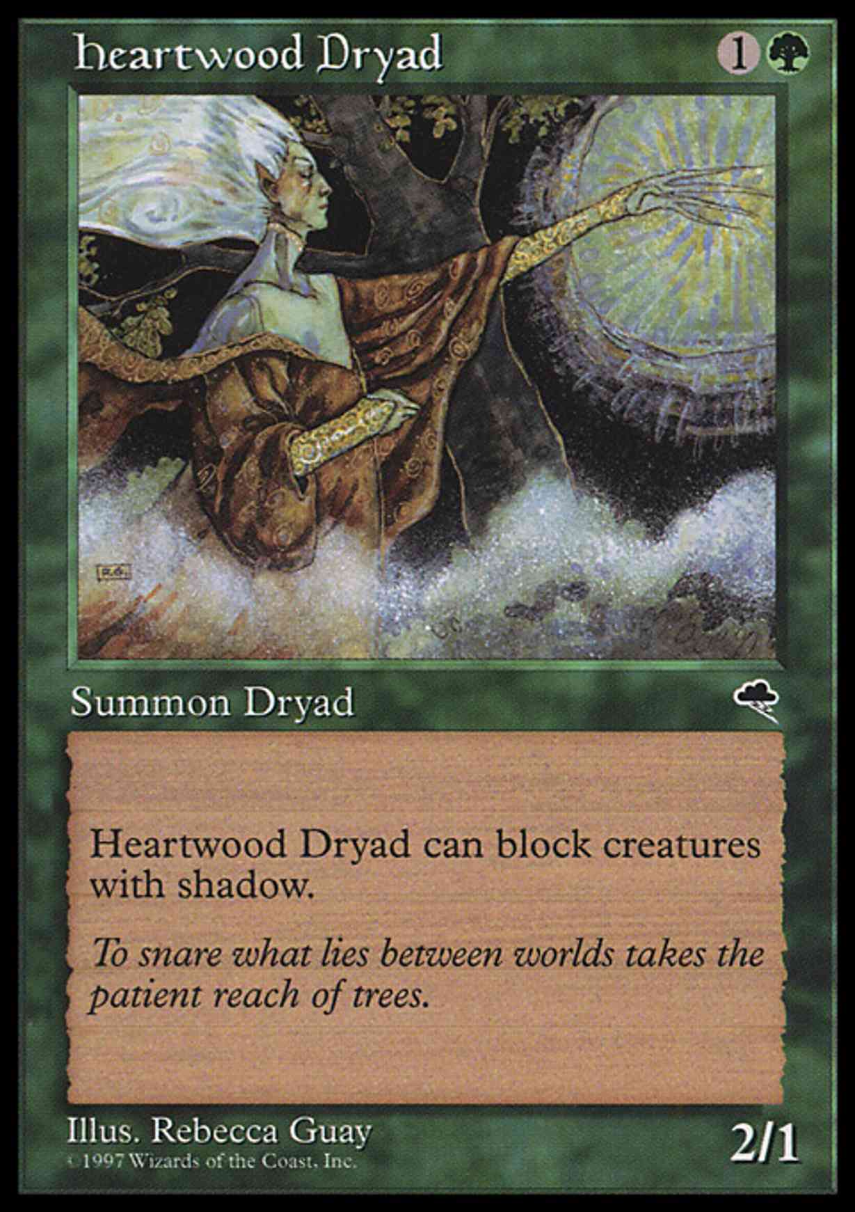 Heartwood Dryad magic card front