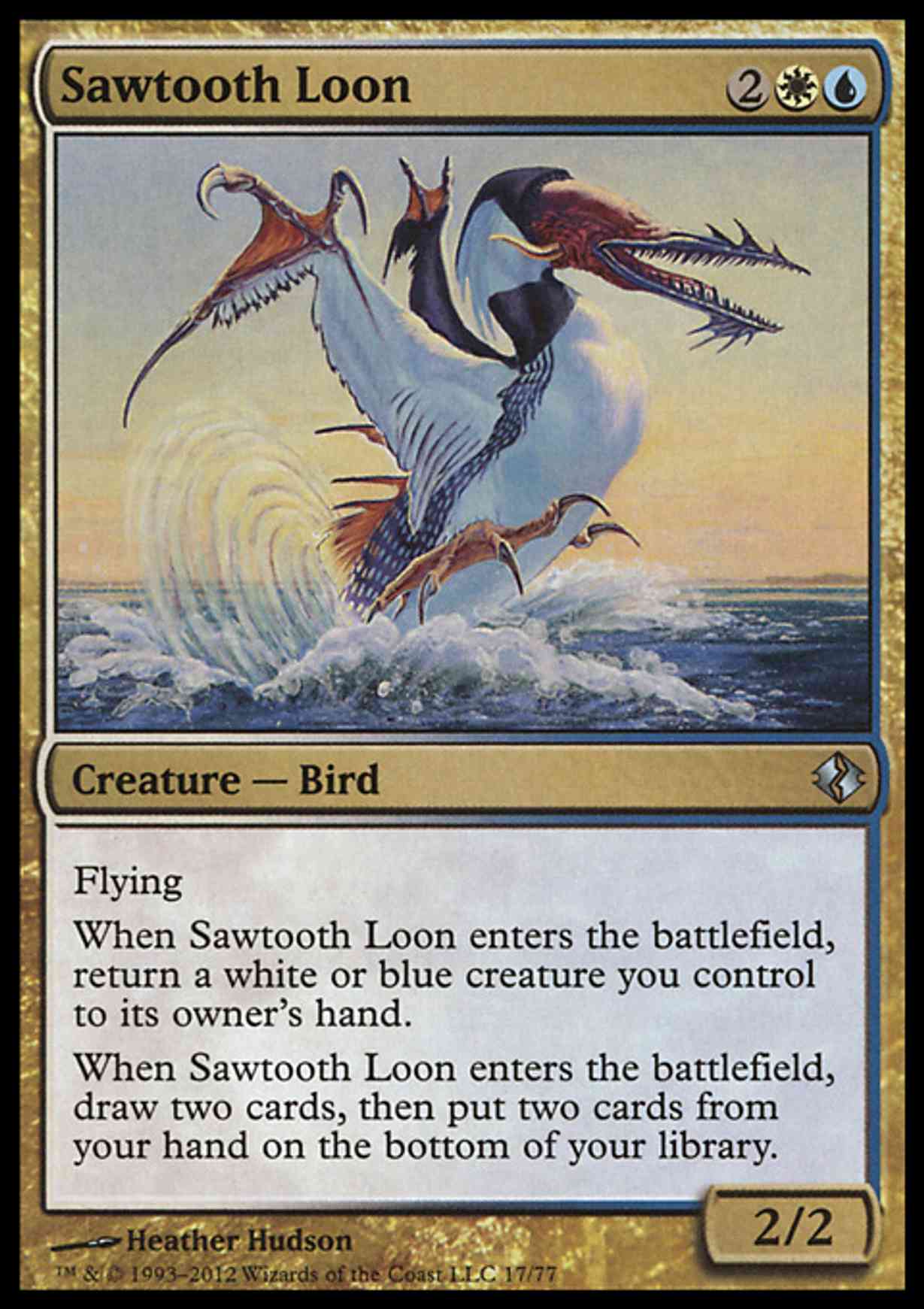 Sawtooth Loon magic card front
