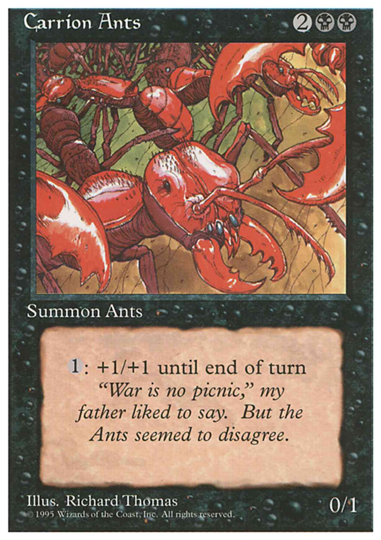 Carrion Ants magic card front