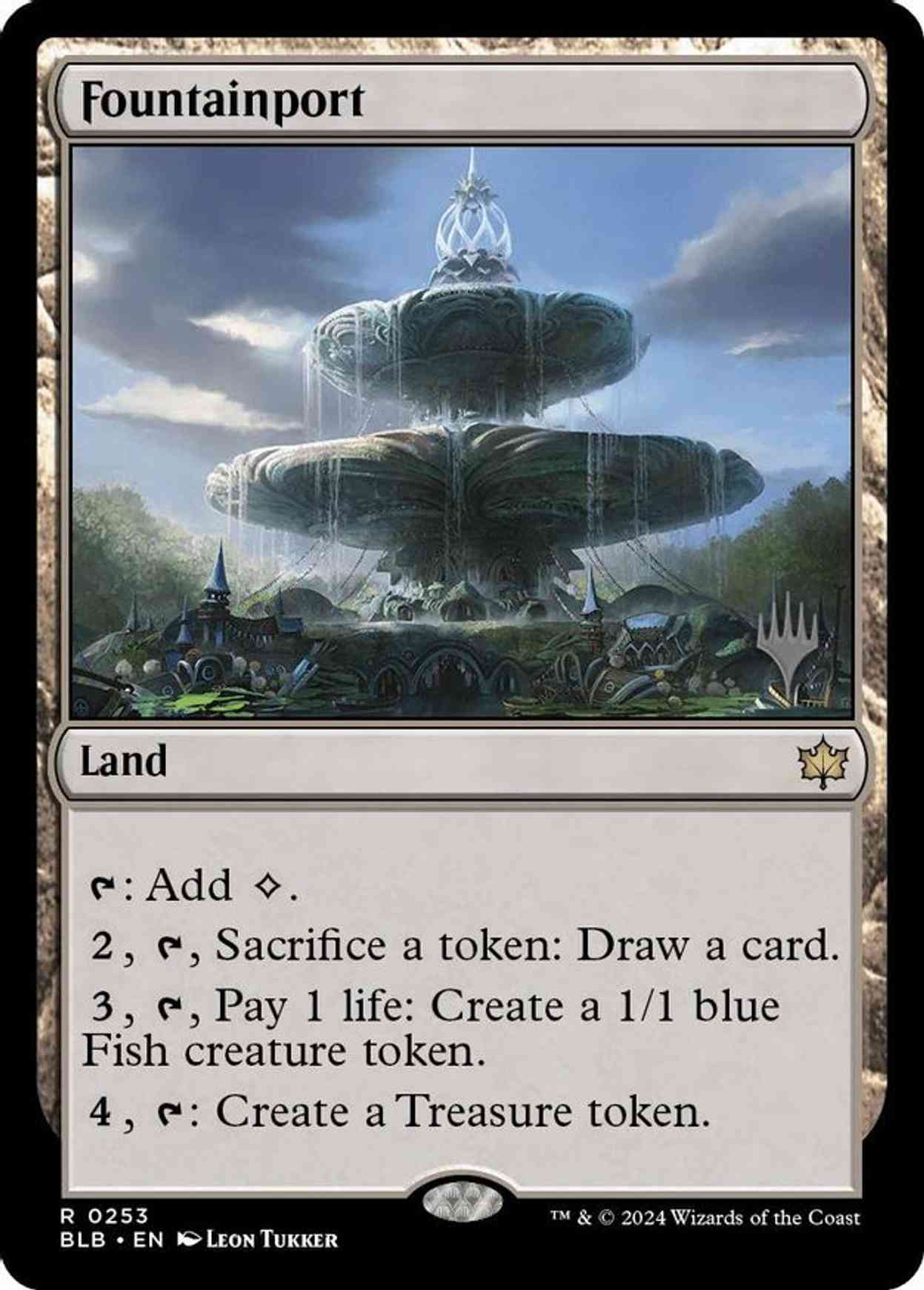 Fountainport magic card front