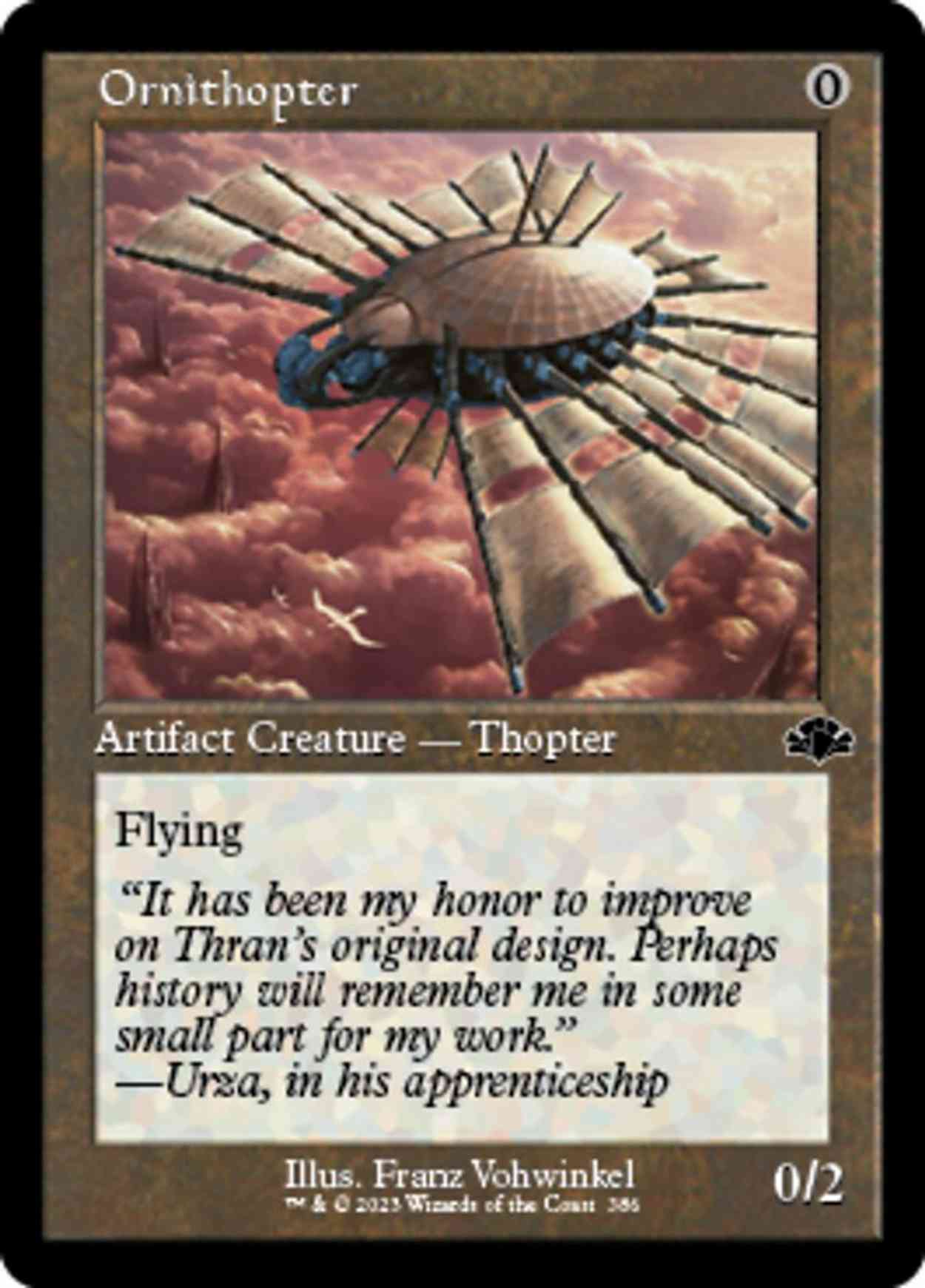 Ornithopter (Retro Frame) magic card front