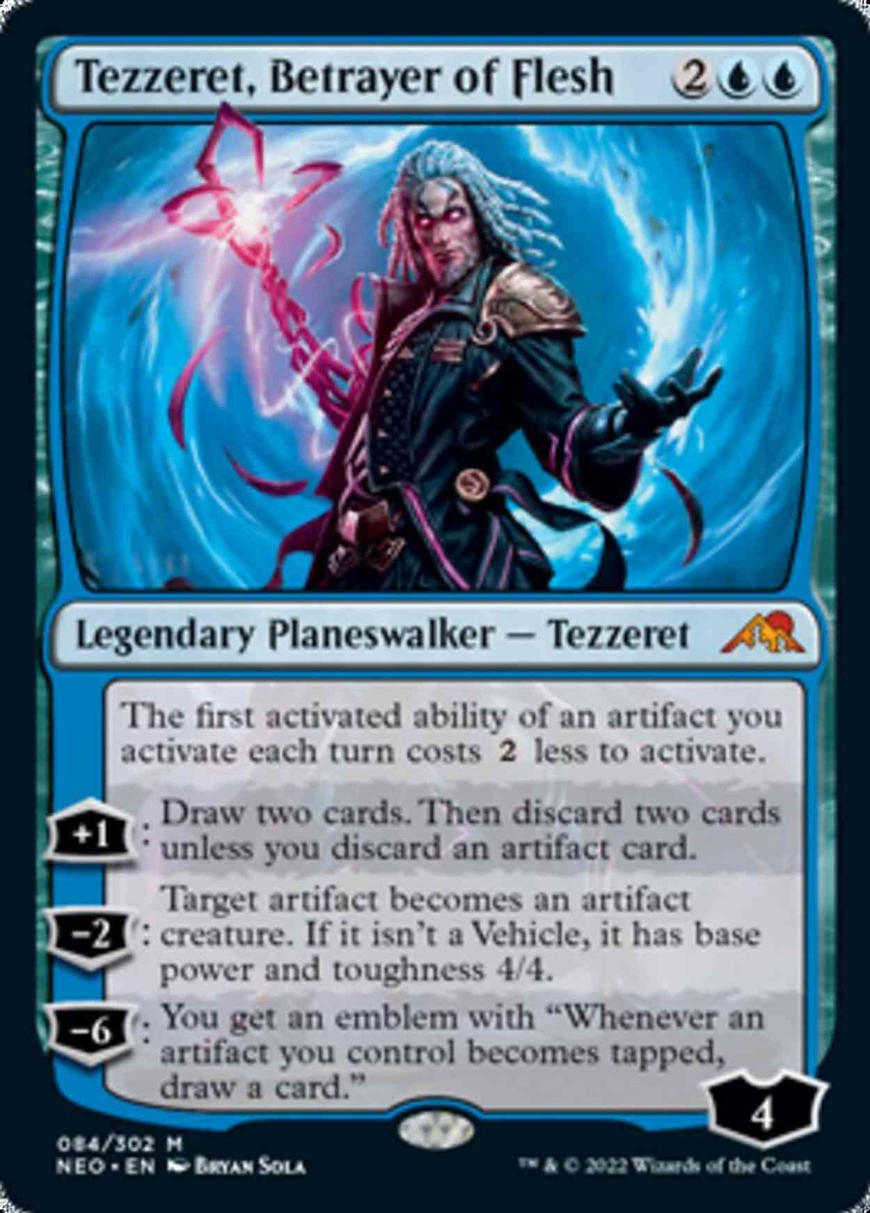 Tezzeret, Betrayer of Flesh magic card front