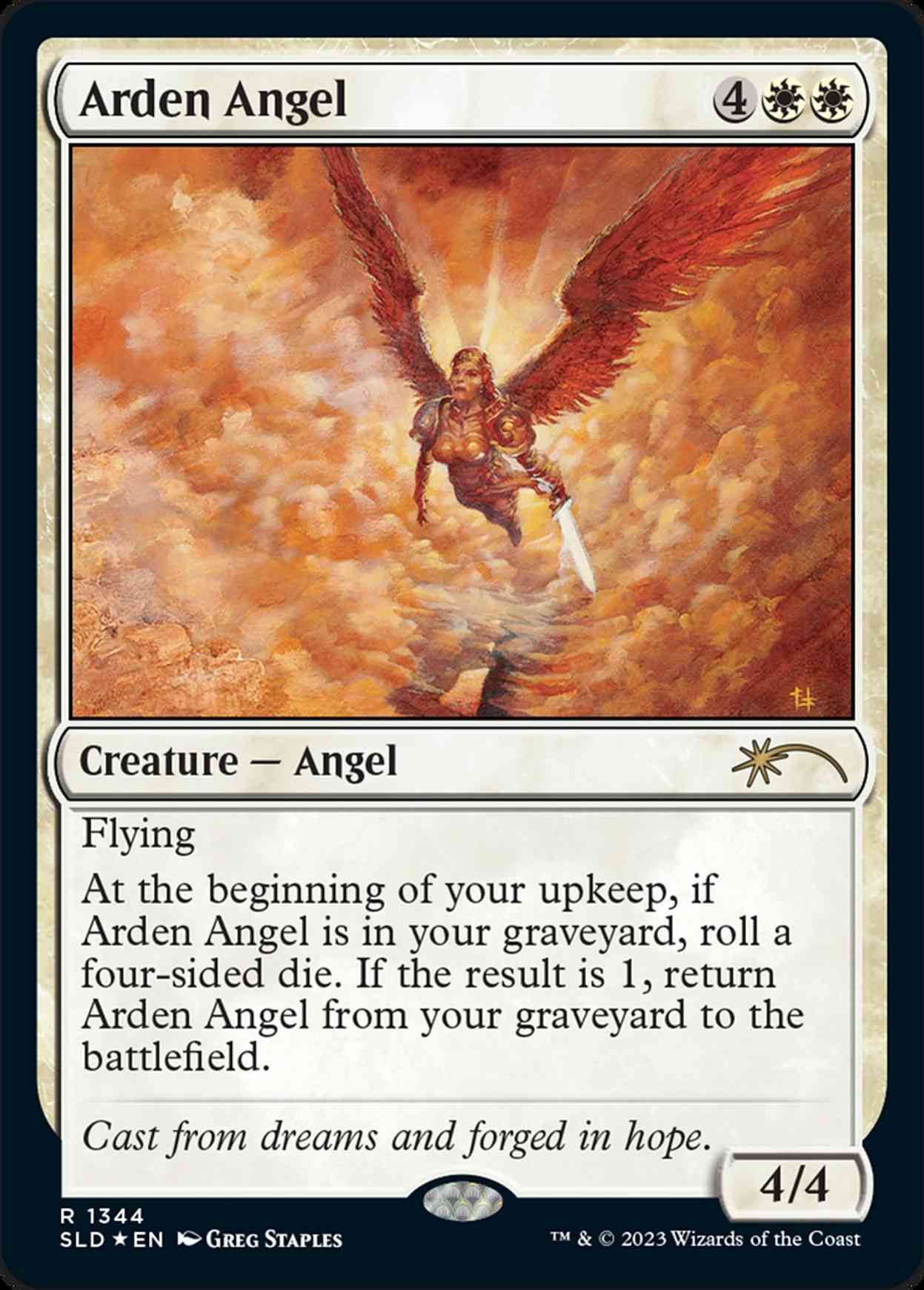 Arden Angel magic card front