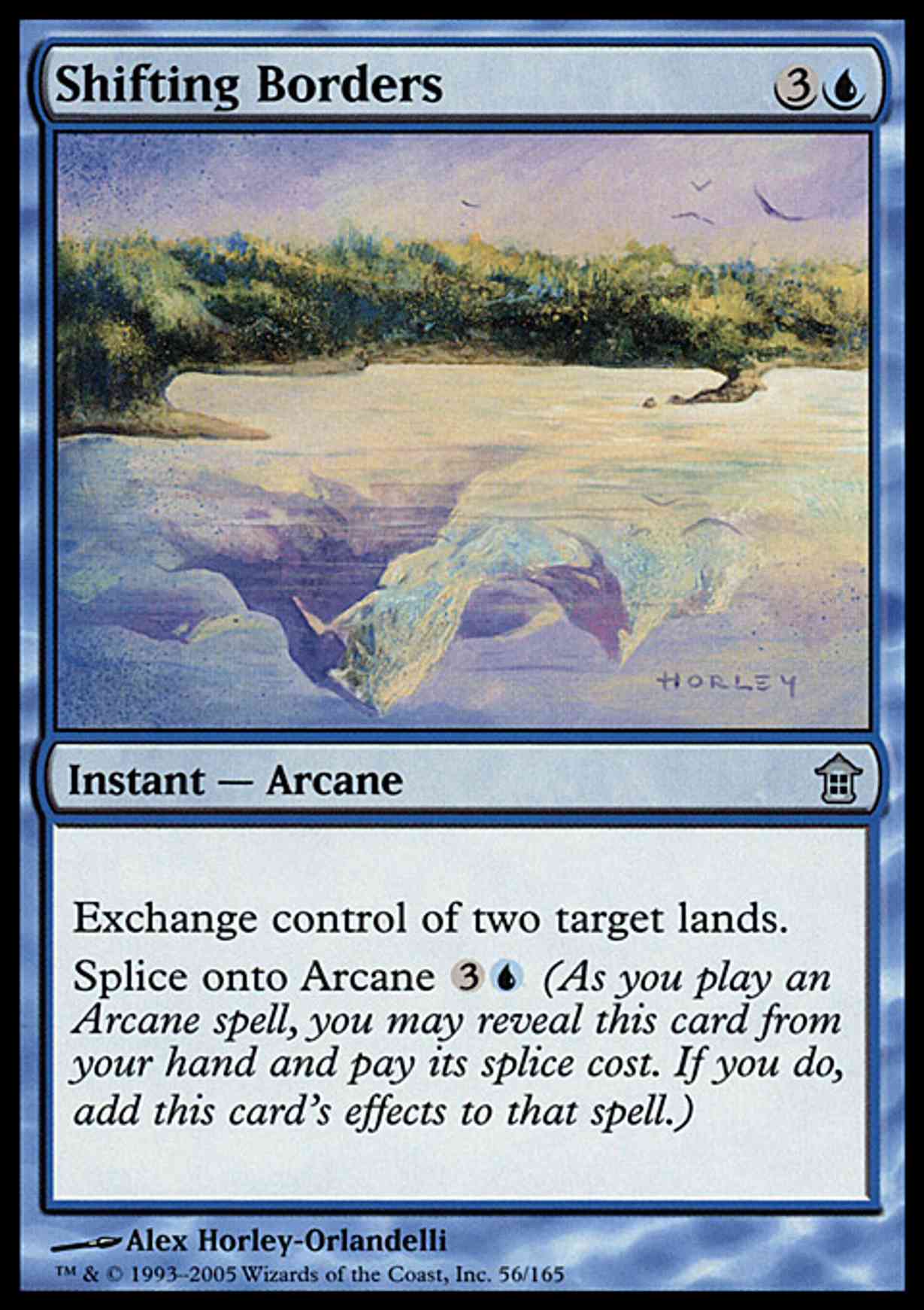 Shifting Borders magic card front