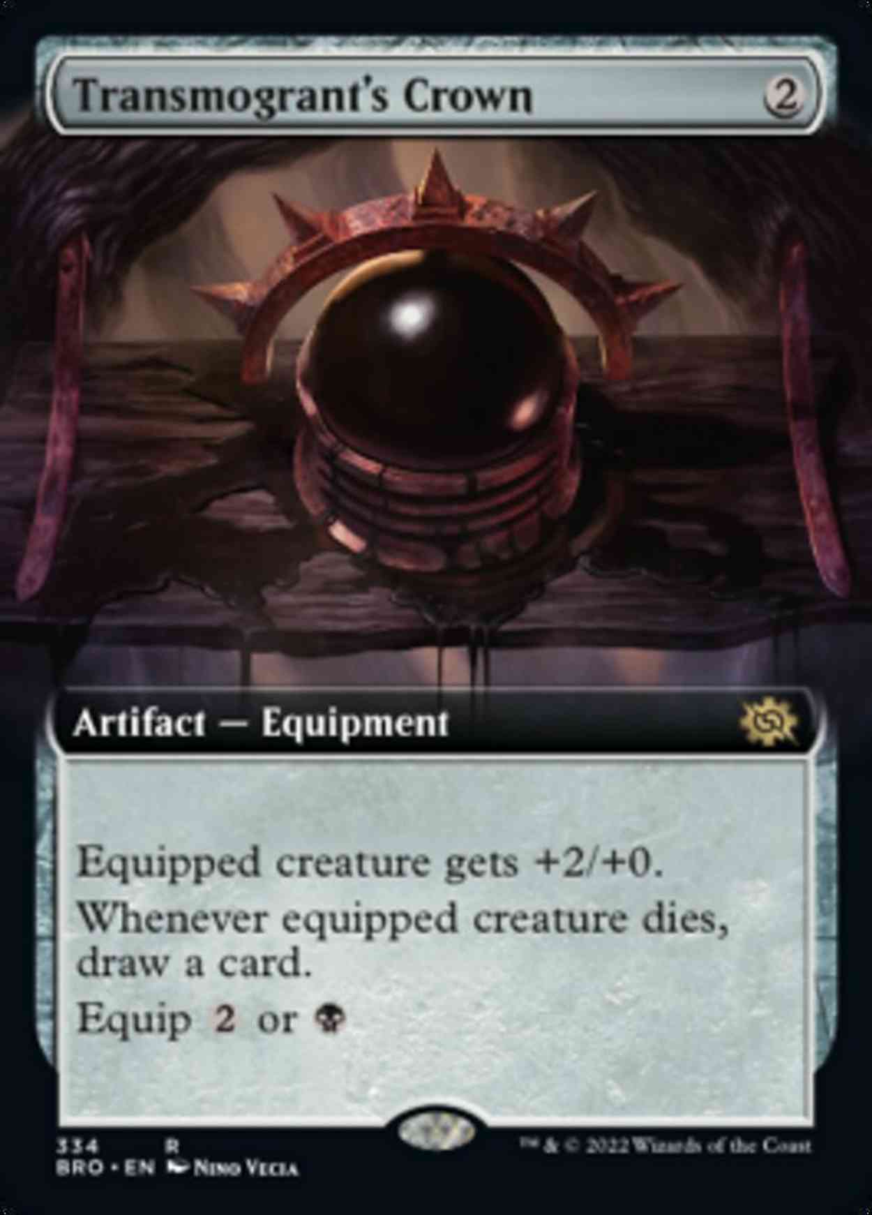 Transmogrant's Crown (Extended Art) magic card front
