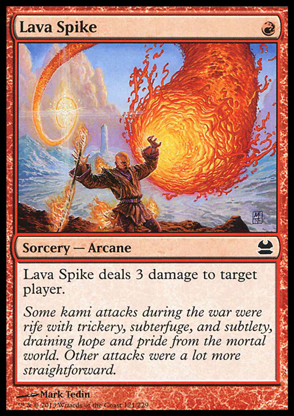 Lava Spike magic card front