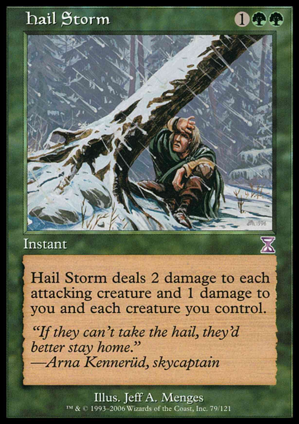 Hail Storm magic card front