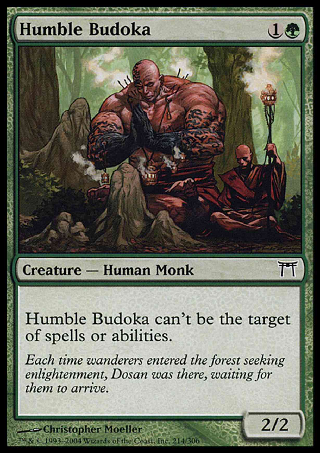 Humble Budoka magic card front