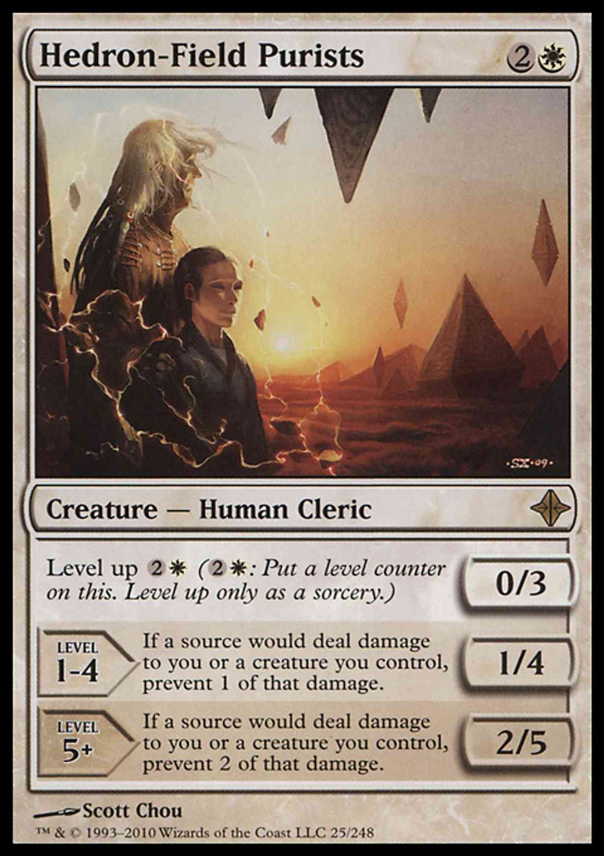 Hedron-Field Purists magic card front