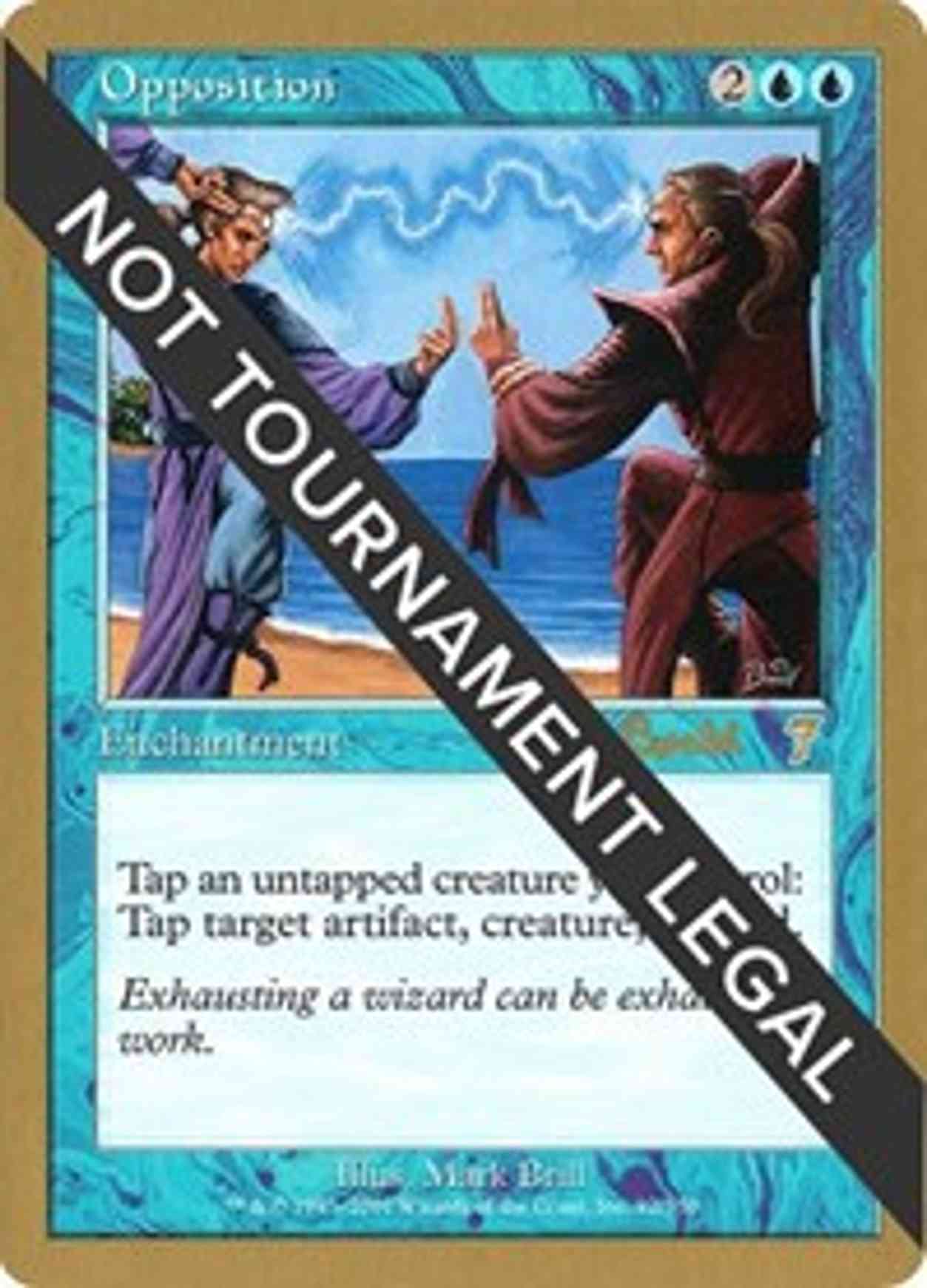 Opposition - 2001 Alex Borteh (7ED) magic card front