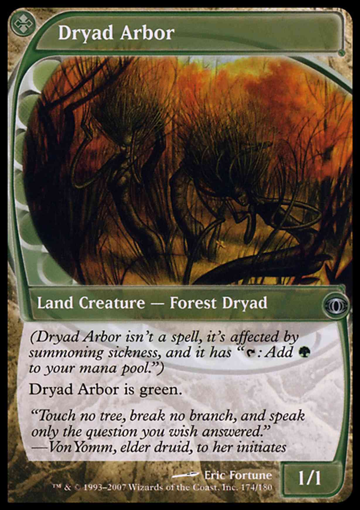Dryad Arbor magic card front