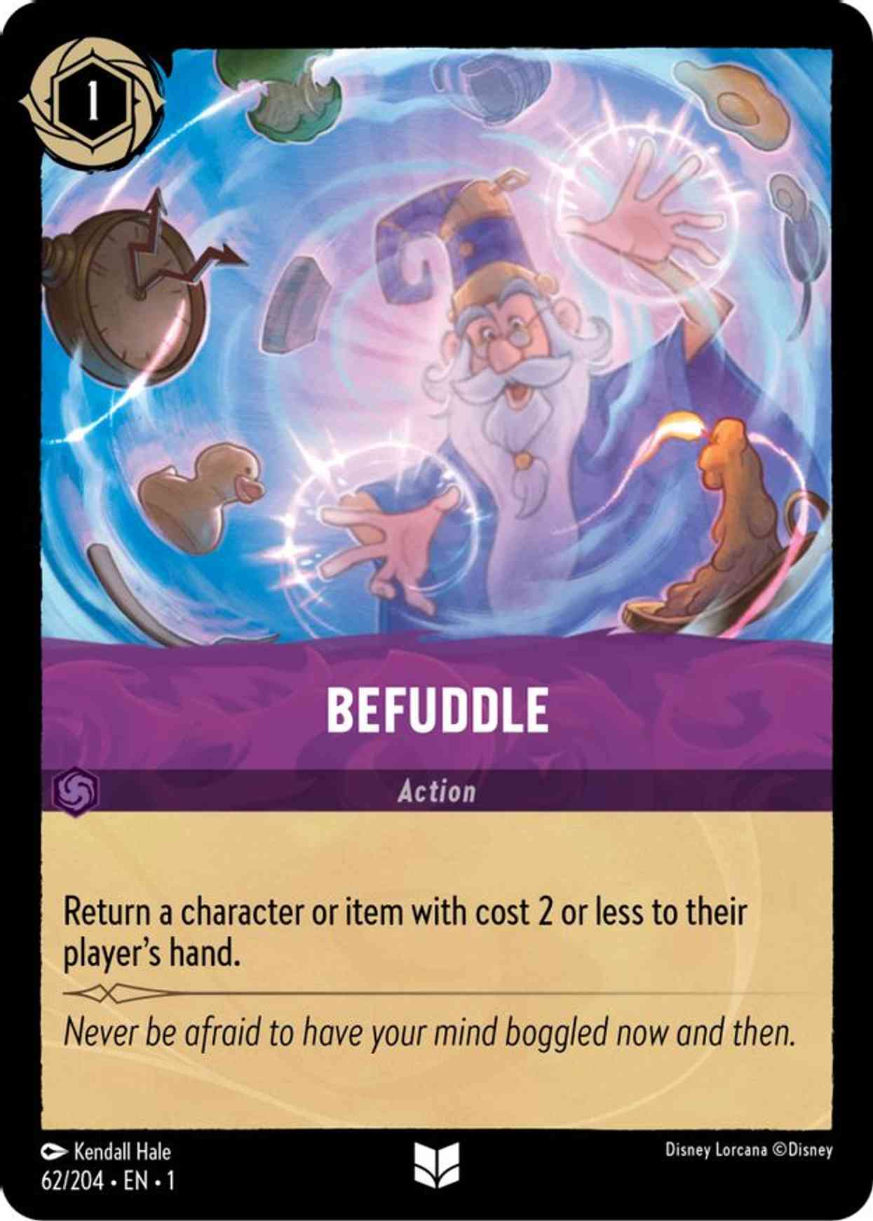Befuddle magic card front