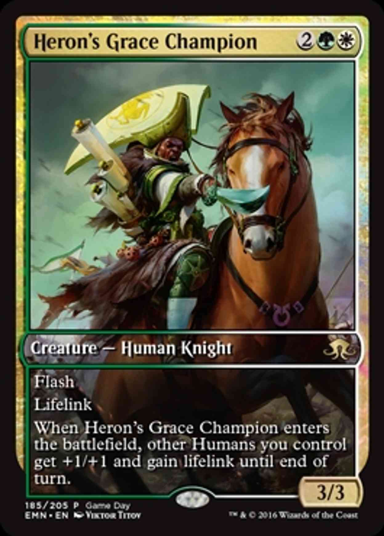 Heron's Grace Champion magic card front