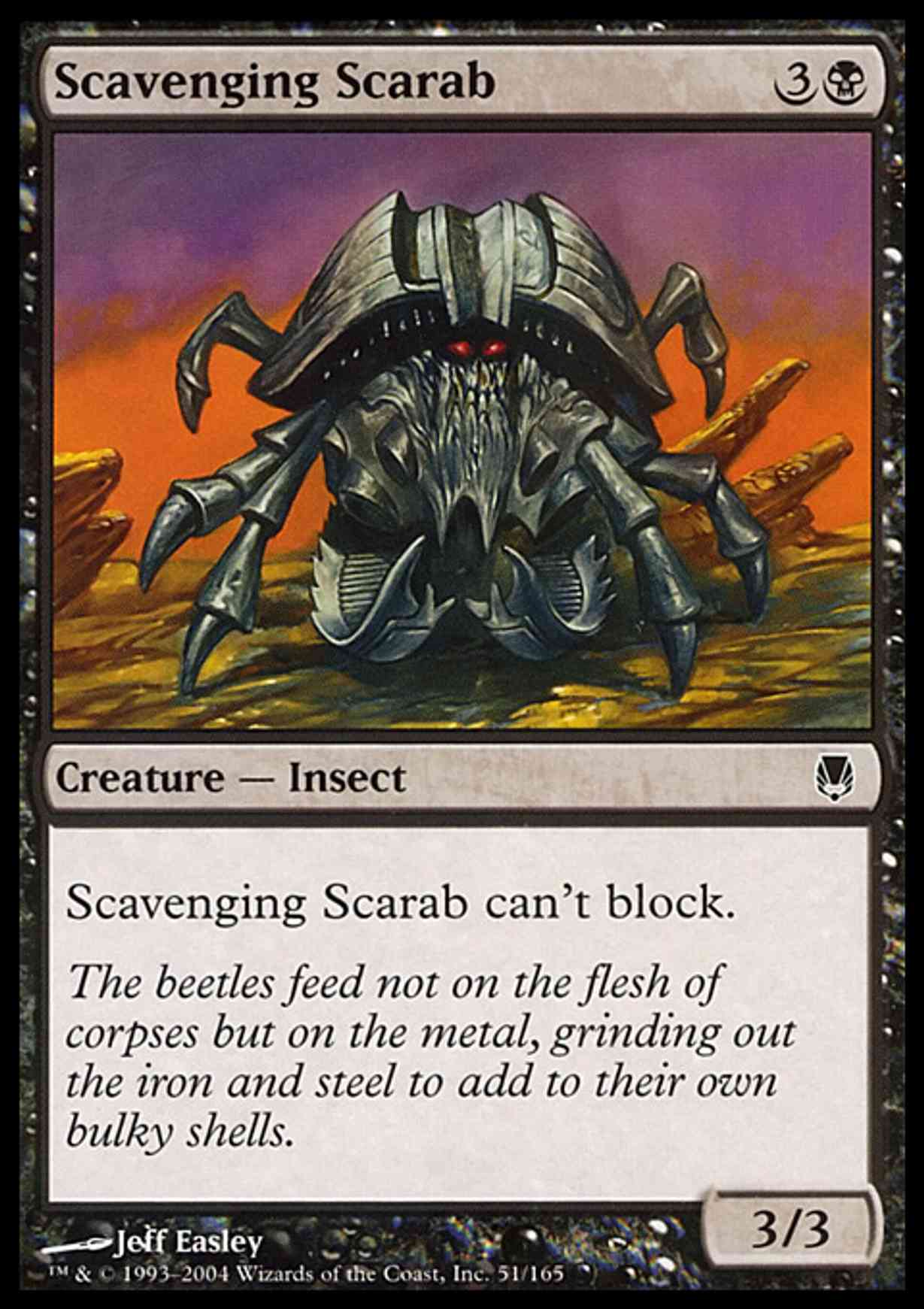Scavenging Scarab magic card front