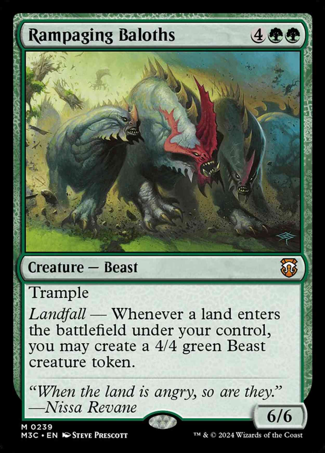 Rampaging Baloths magic card front