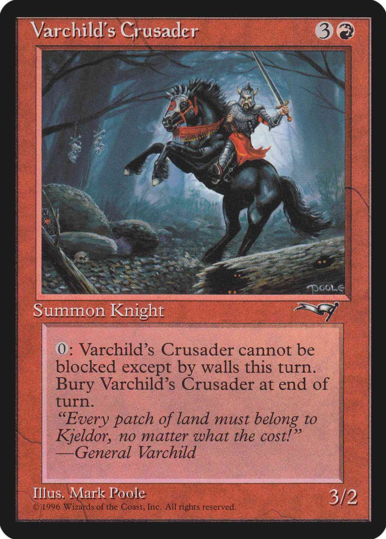Varchild's Crusader magic card front
