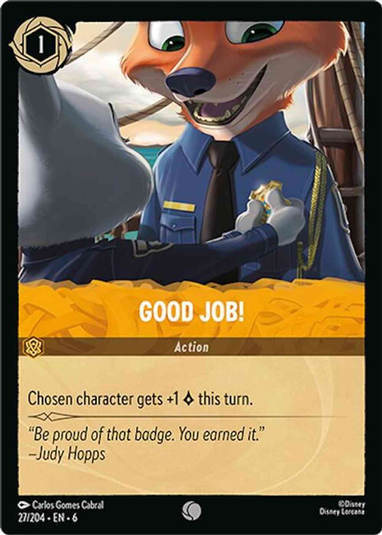 Good Job! magic card front