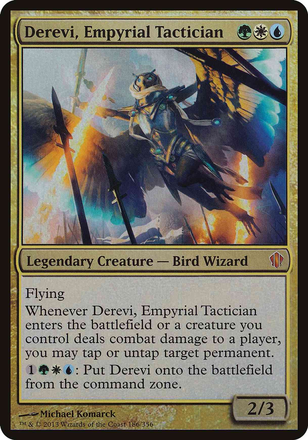 Derevi, Empyrial Tactician (Commander 2013) magic card front