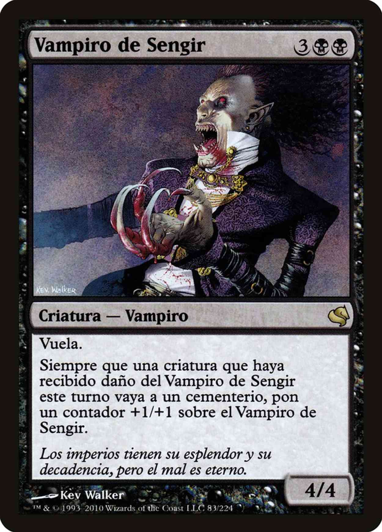 Sengir Vampire (Retro Frame) magic card front