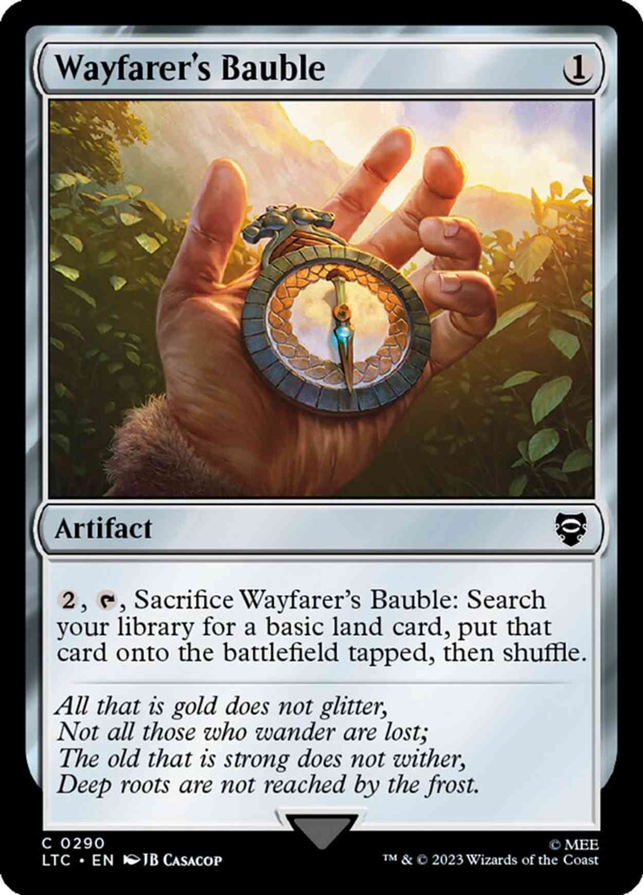 Wayfarer's Bauble magic card front
