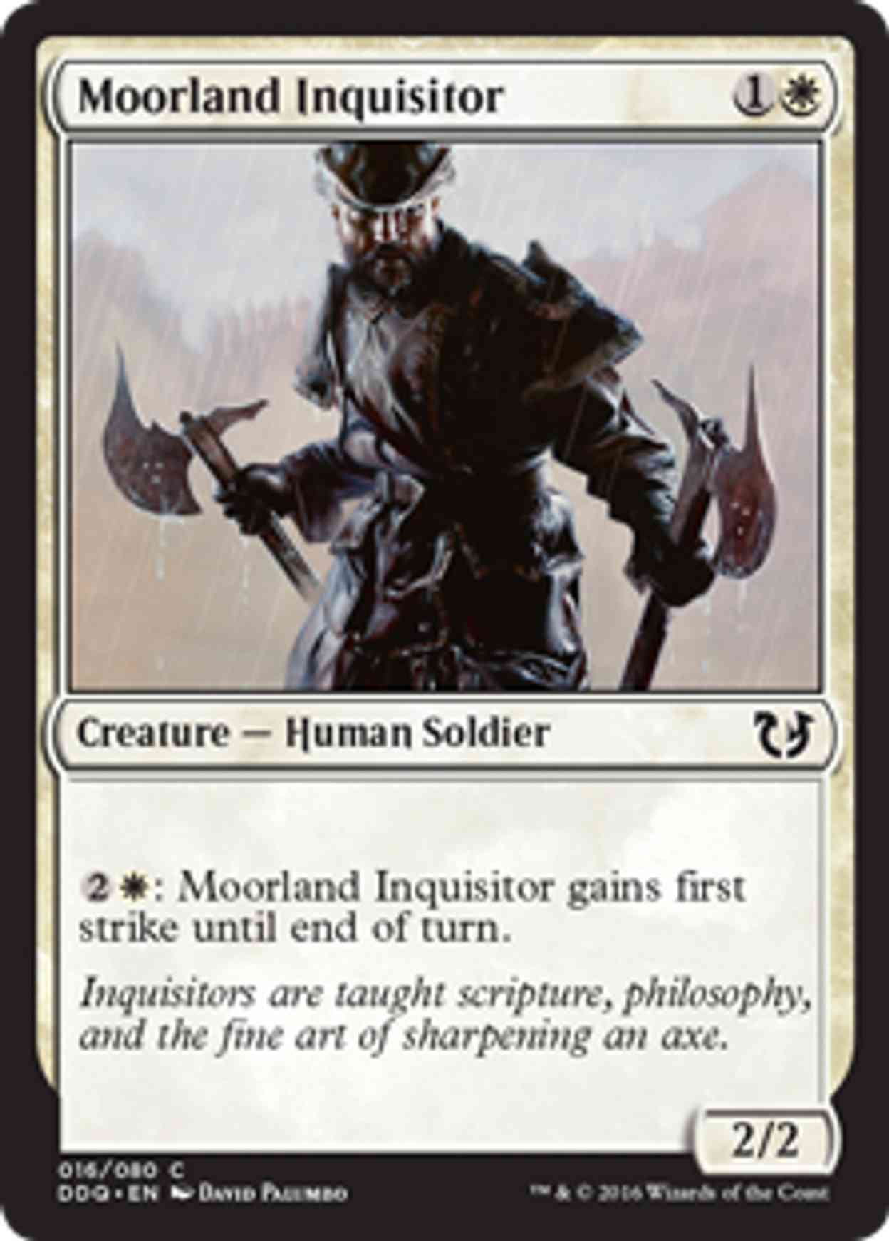 Moorland Inquisitor magic card front
