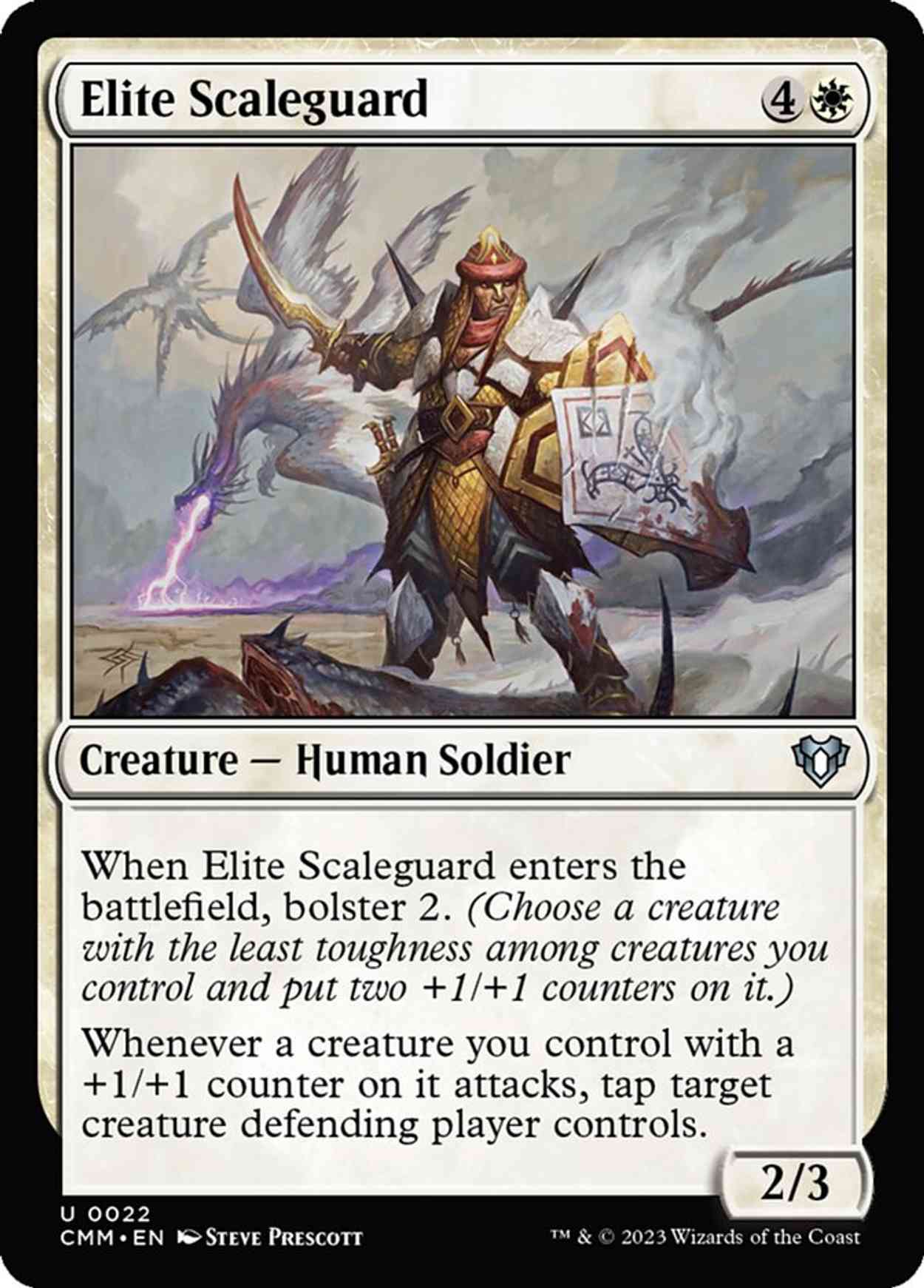 Elite Scaleguard magic card front