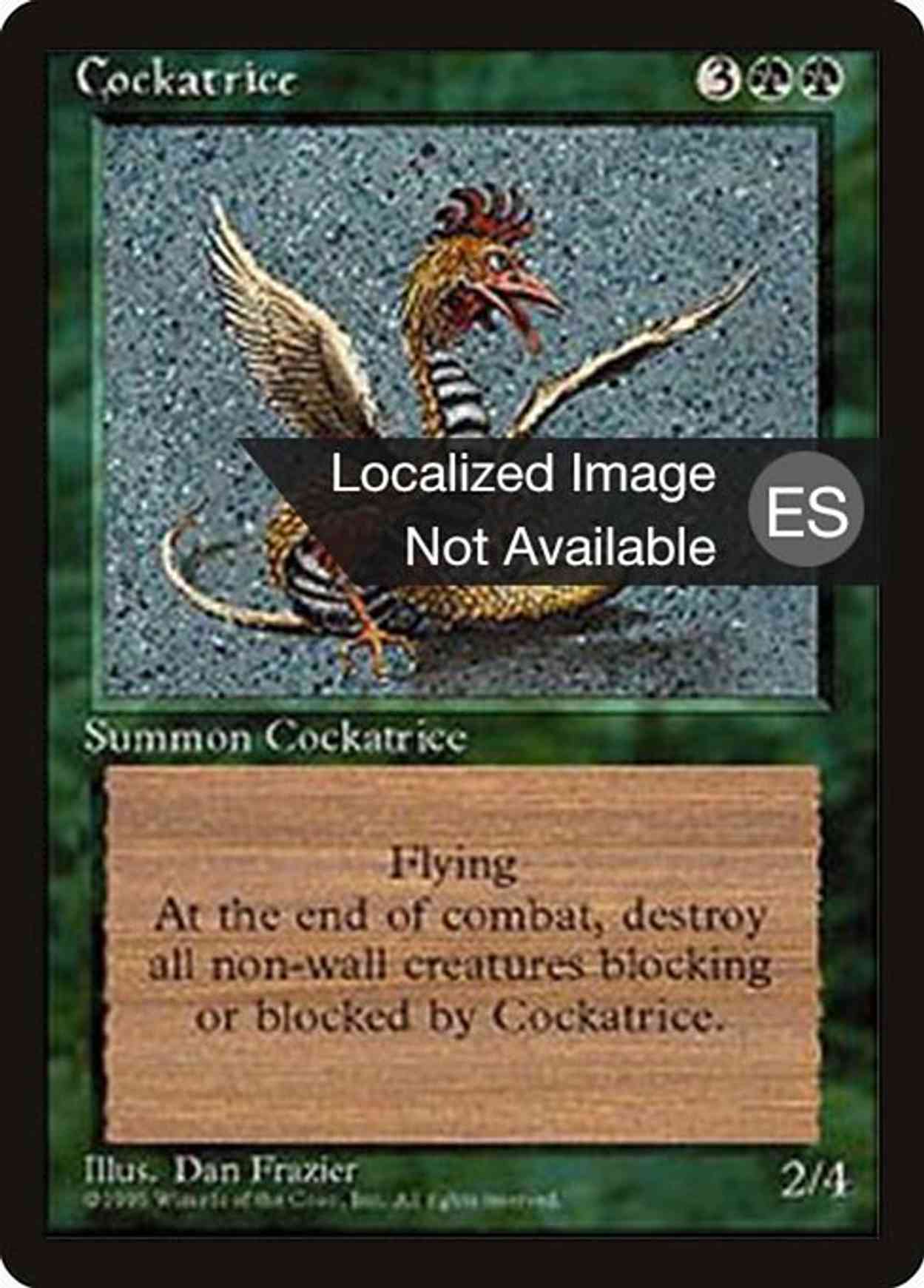 Cockatrice magic card front