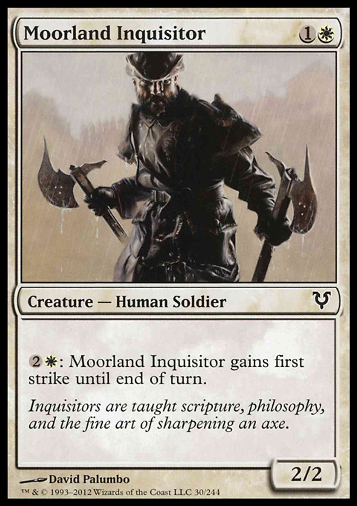 Moorland Inquisitor magic card front