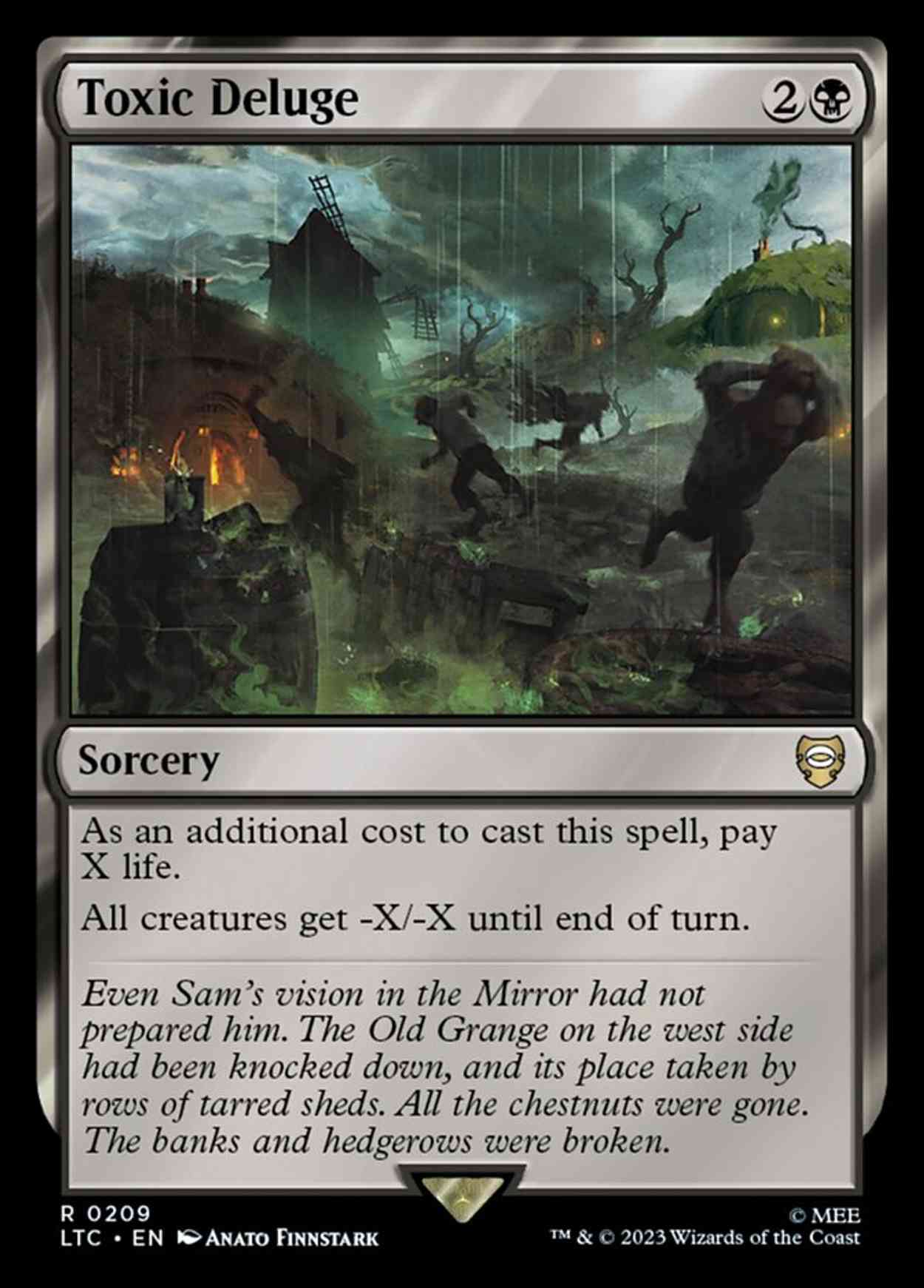 Toxic Deluge magic card front
