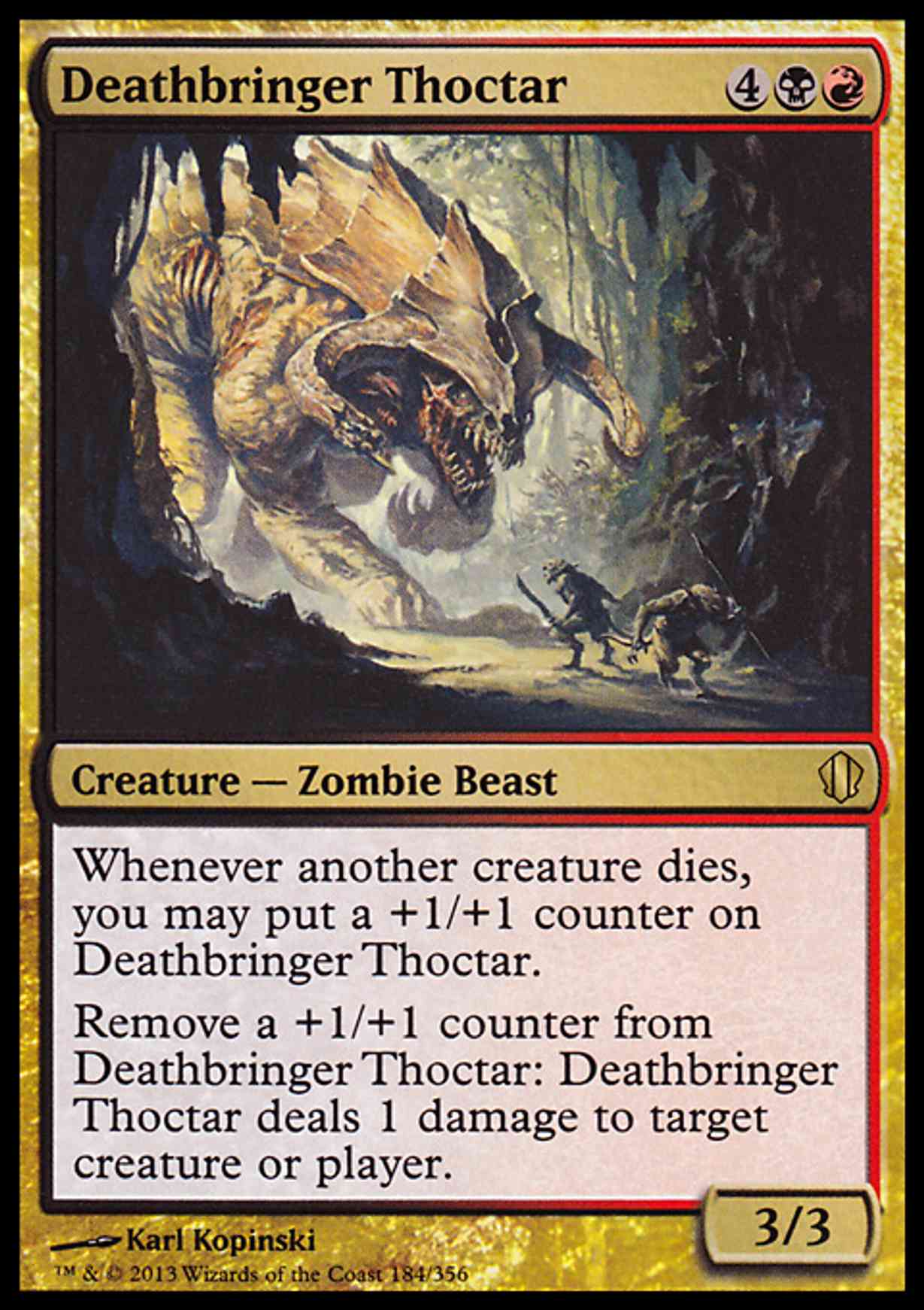 Deathbringer Thoctar magic card front