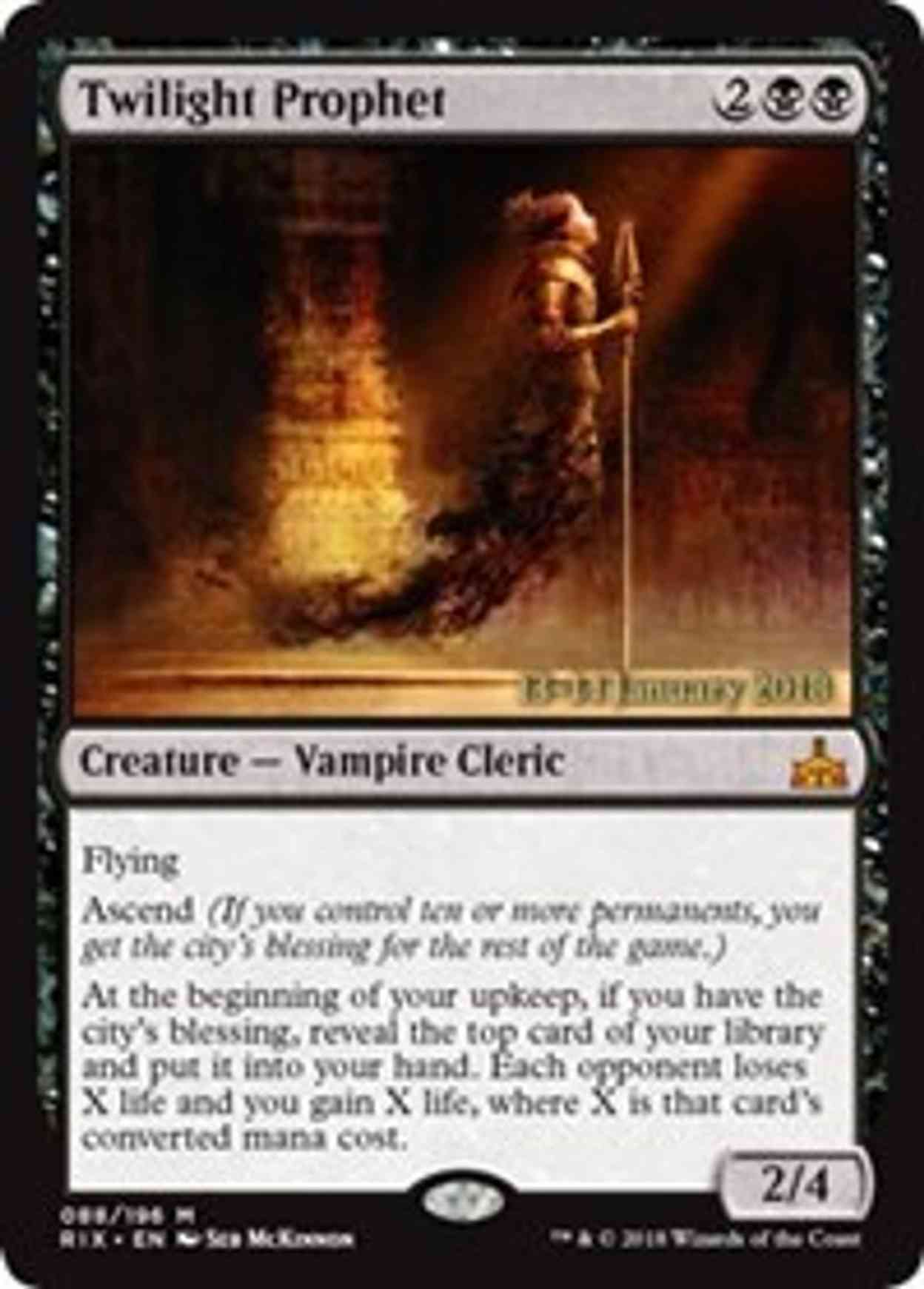 Twilight Prophet magic card front