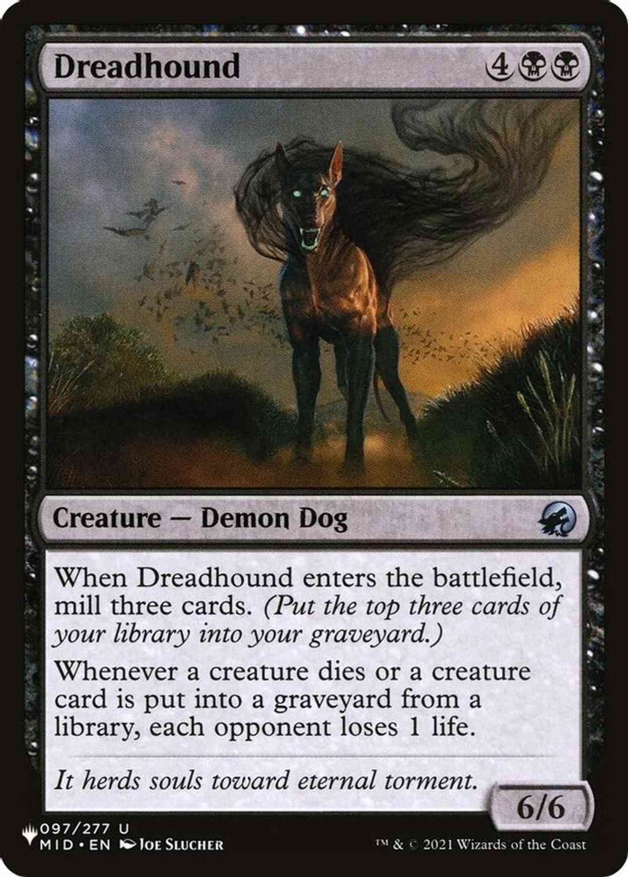 Dreadhound magic card front