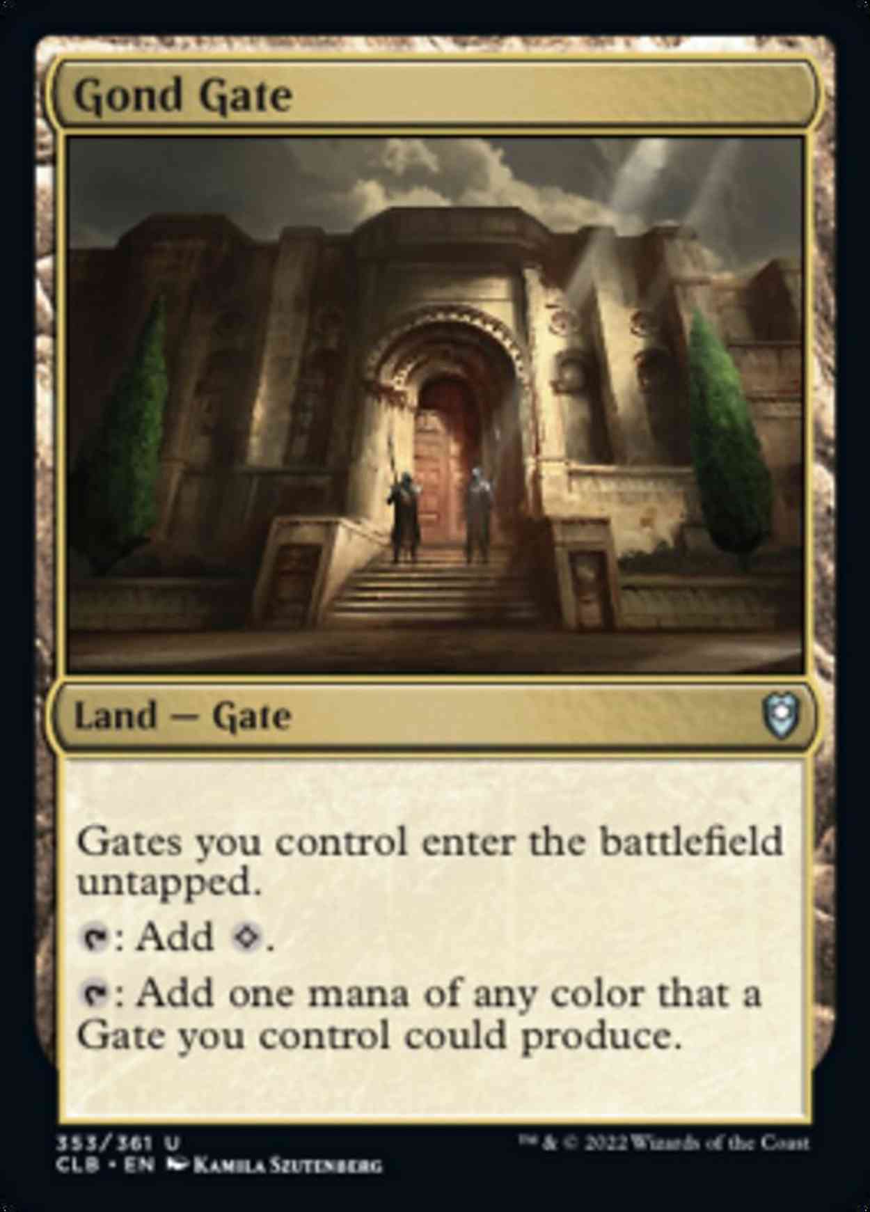 Gond Gate magic card front
