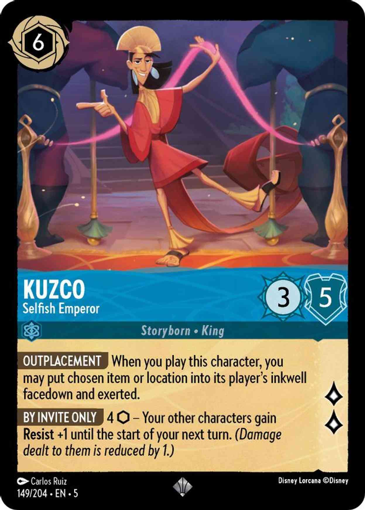 Kuzco - Selfish Emperor magic card front