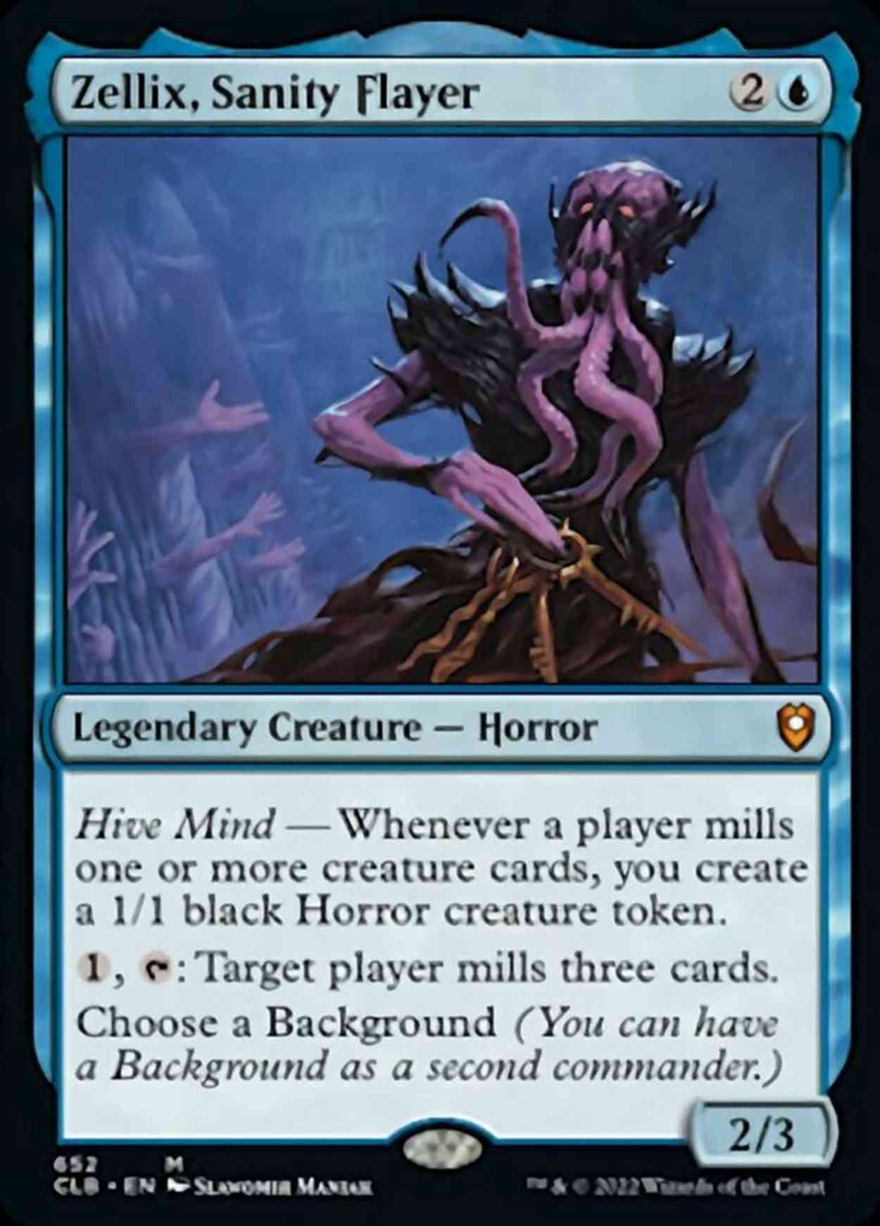 Zellix, Sanity Flayer magic card front