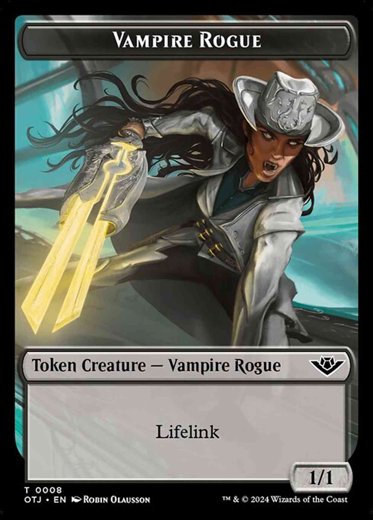 Vampire Rogue // Plot Double-Sided Token magic card front