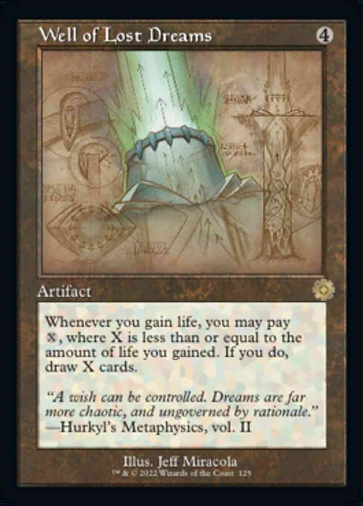 Well of Lost Dreams (Schematic) magic card front