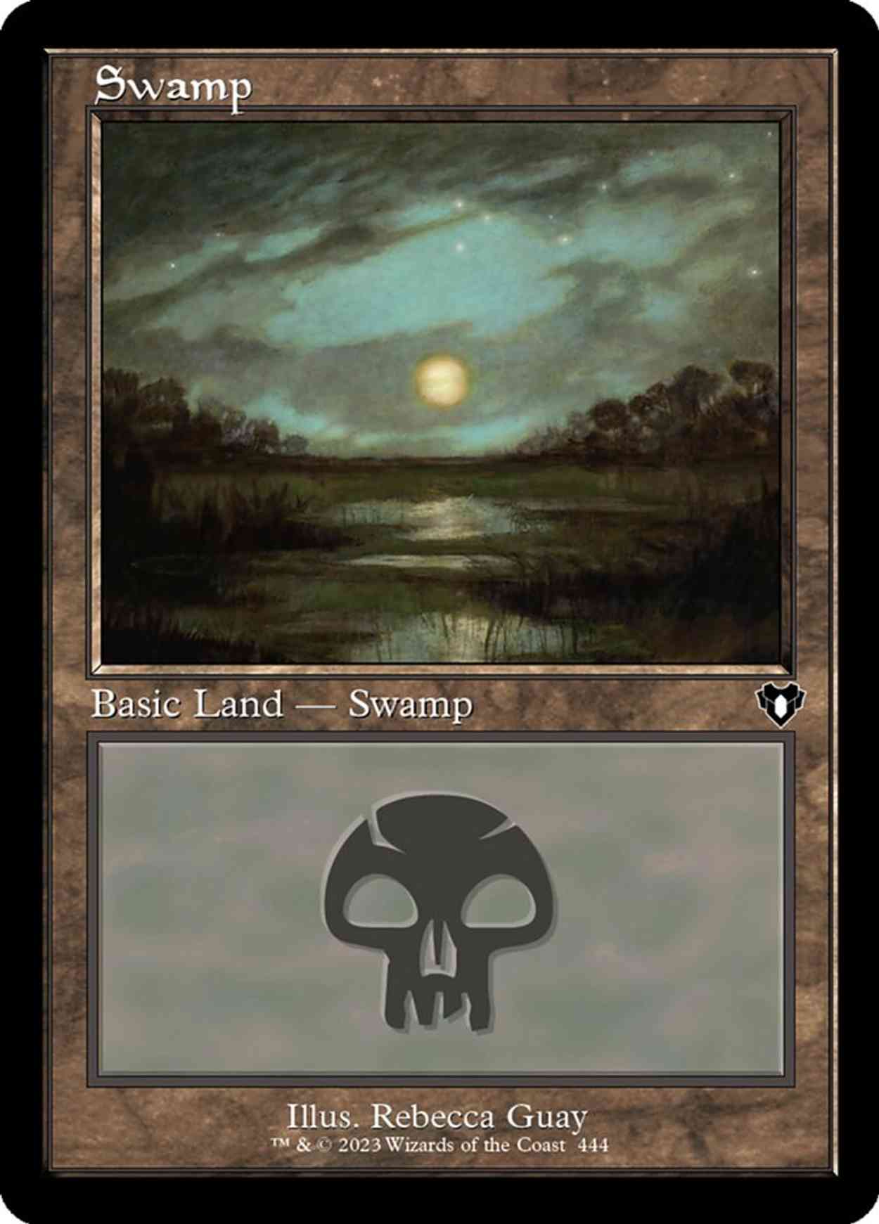 Swamp (0444) (Retro Frame) magic card front