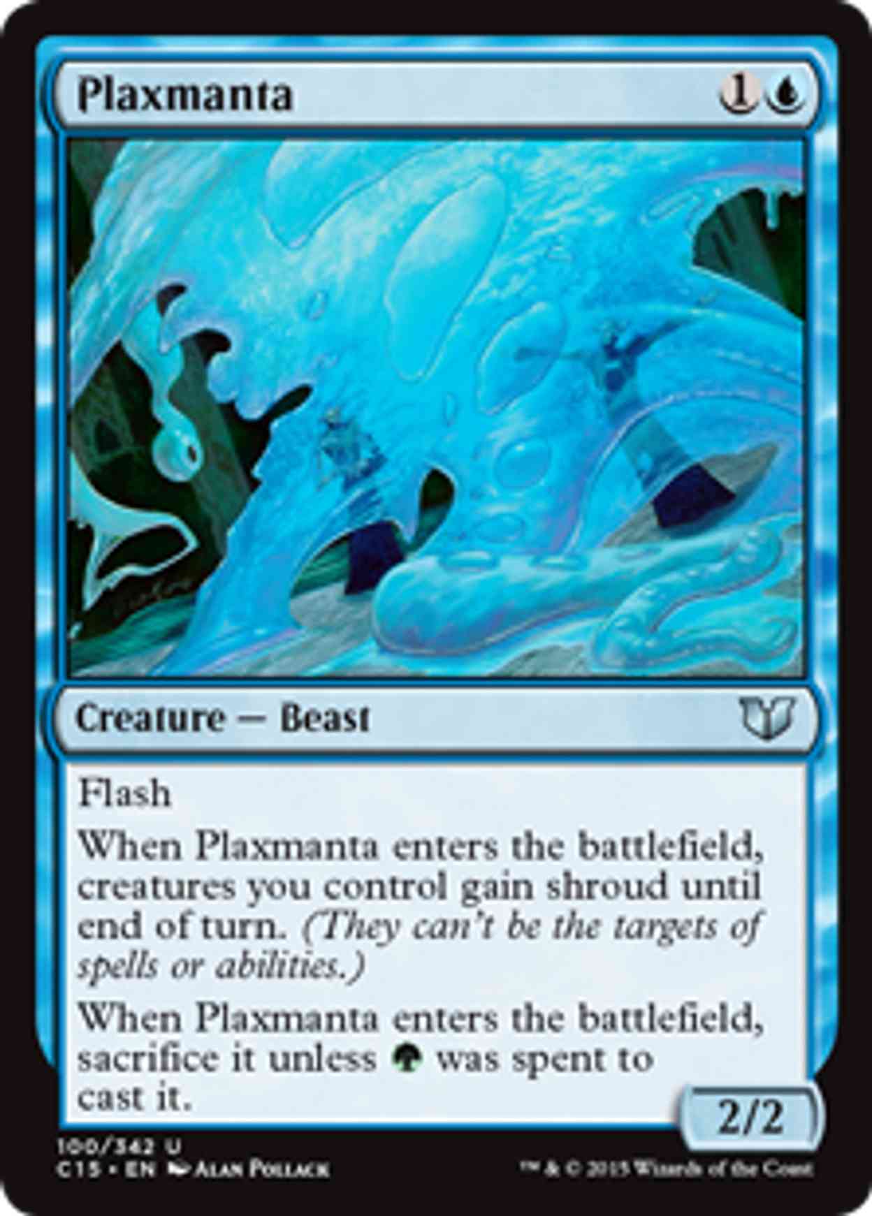 Plaxmanta magic card front