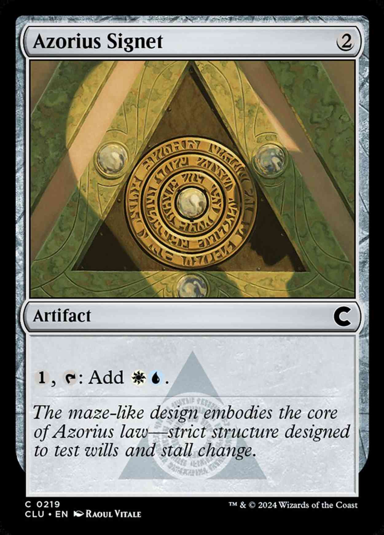 Azorius Signet magic card front