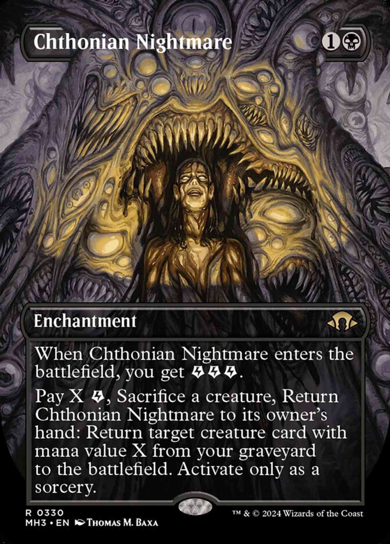 Chthonian Nightmare (Borderless) magic card front