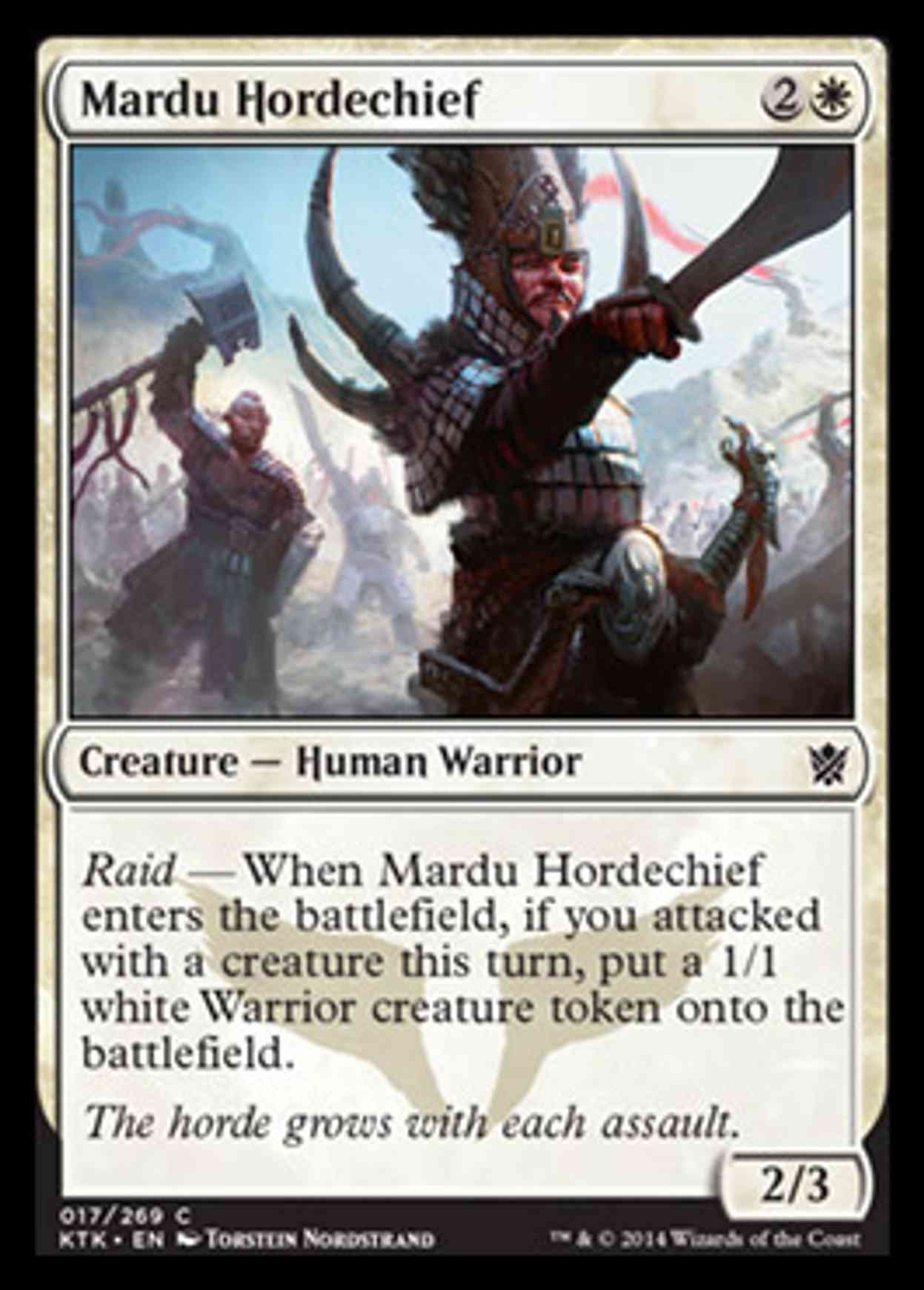 Mardu Hordechief magic card front