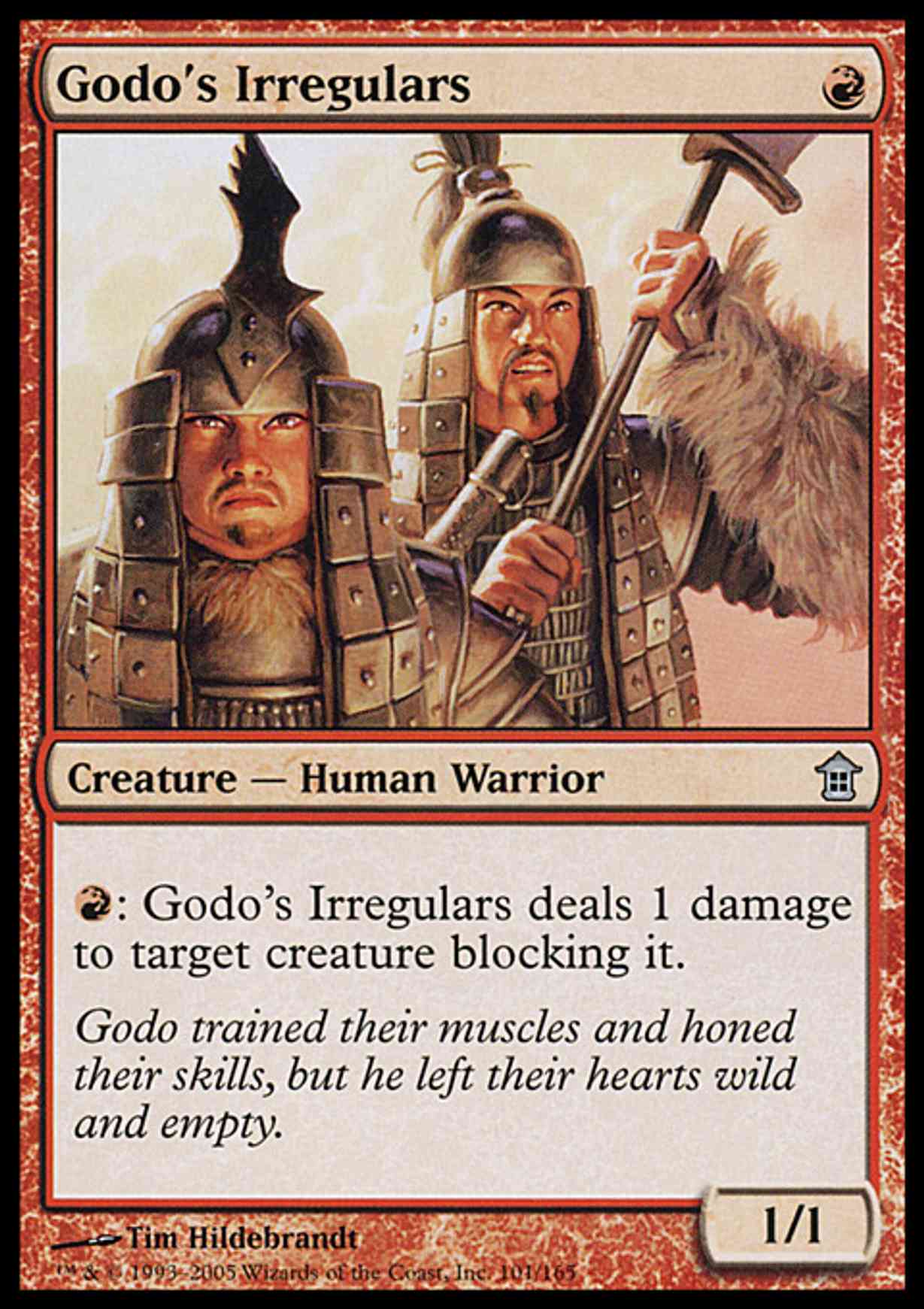 Godo's Irregulars magic card front