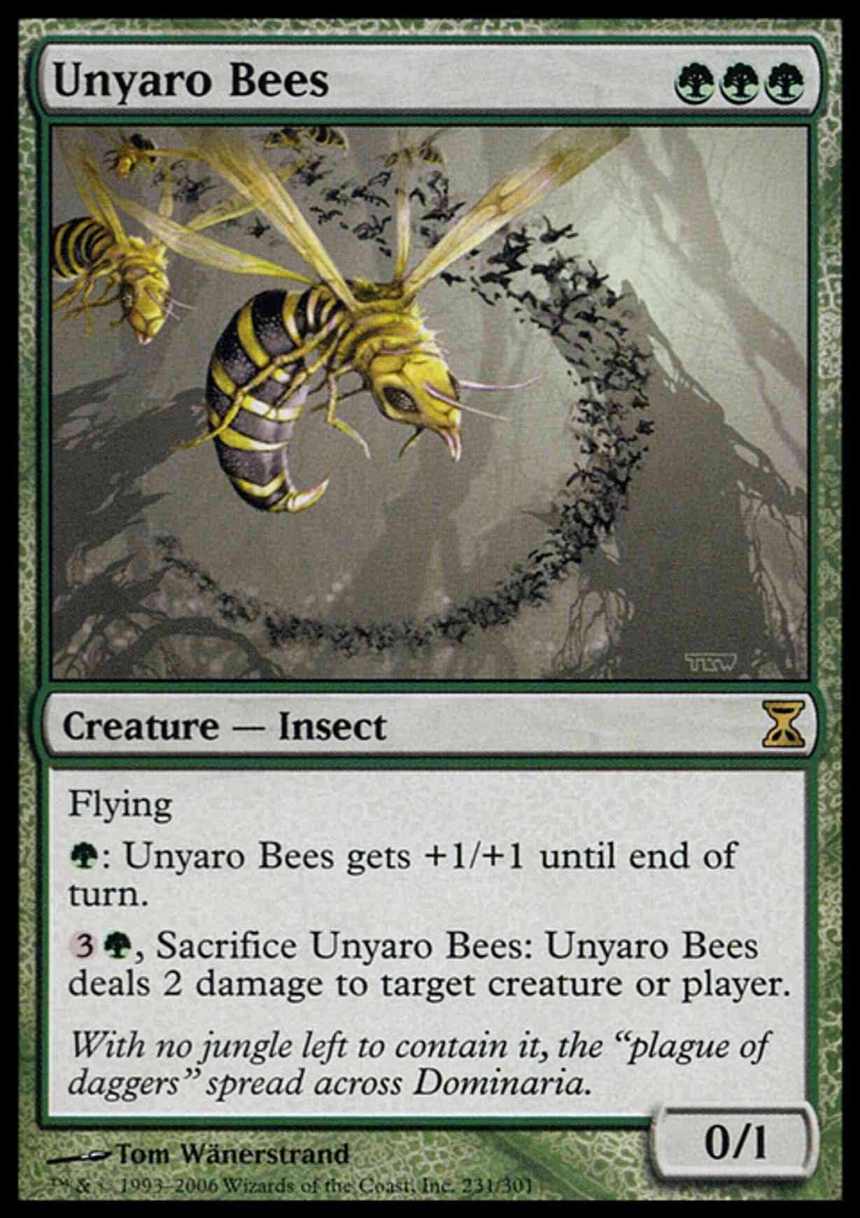 Unyaro Bees magic card front