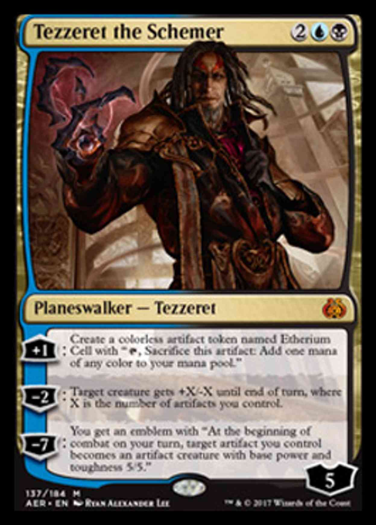 Tezzeret the Schemer magic card front